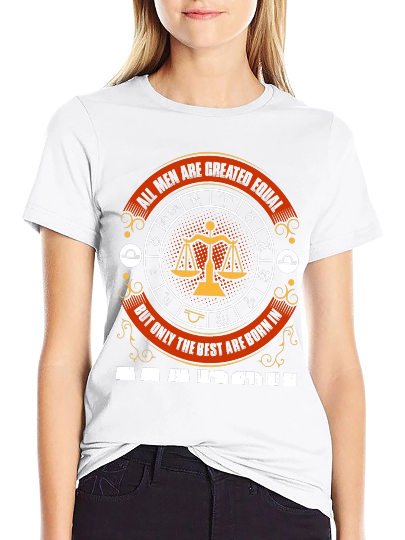 Zodiac Libra Mens T-Shirt - March Birthday Gift