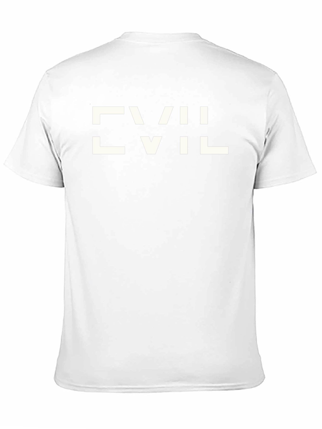 Evil Graphic Print Black T-Shirt