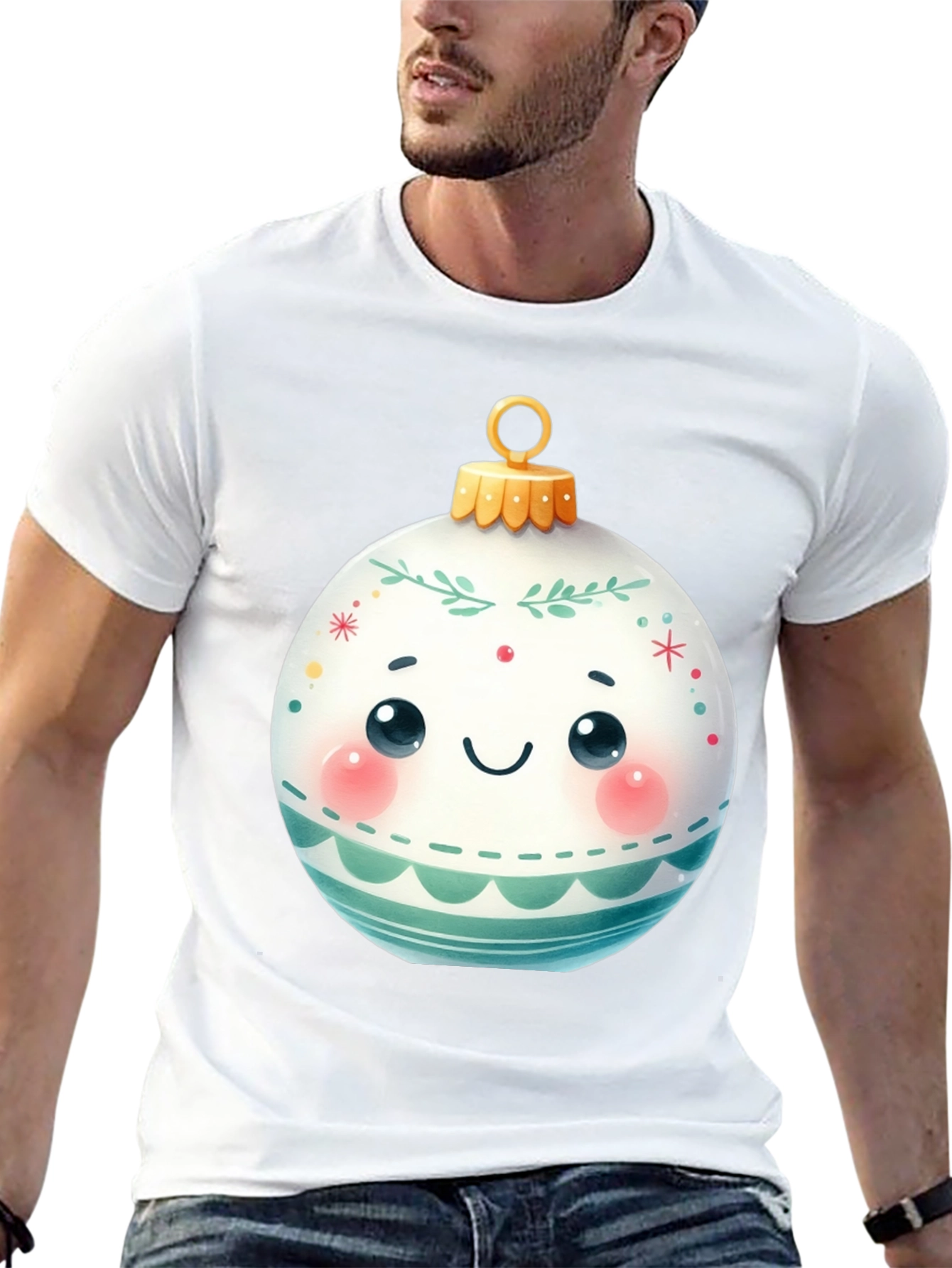 Cute Christmas Ornament Graphic Tee