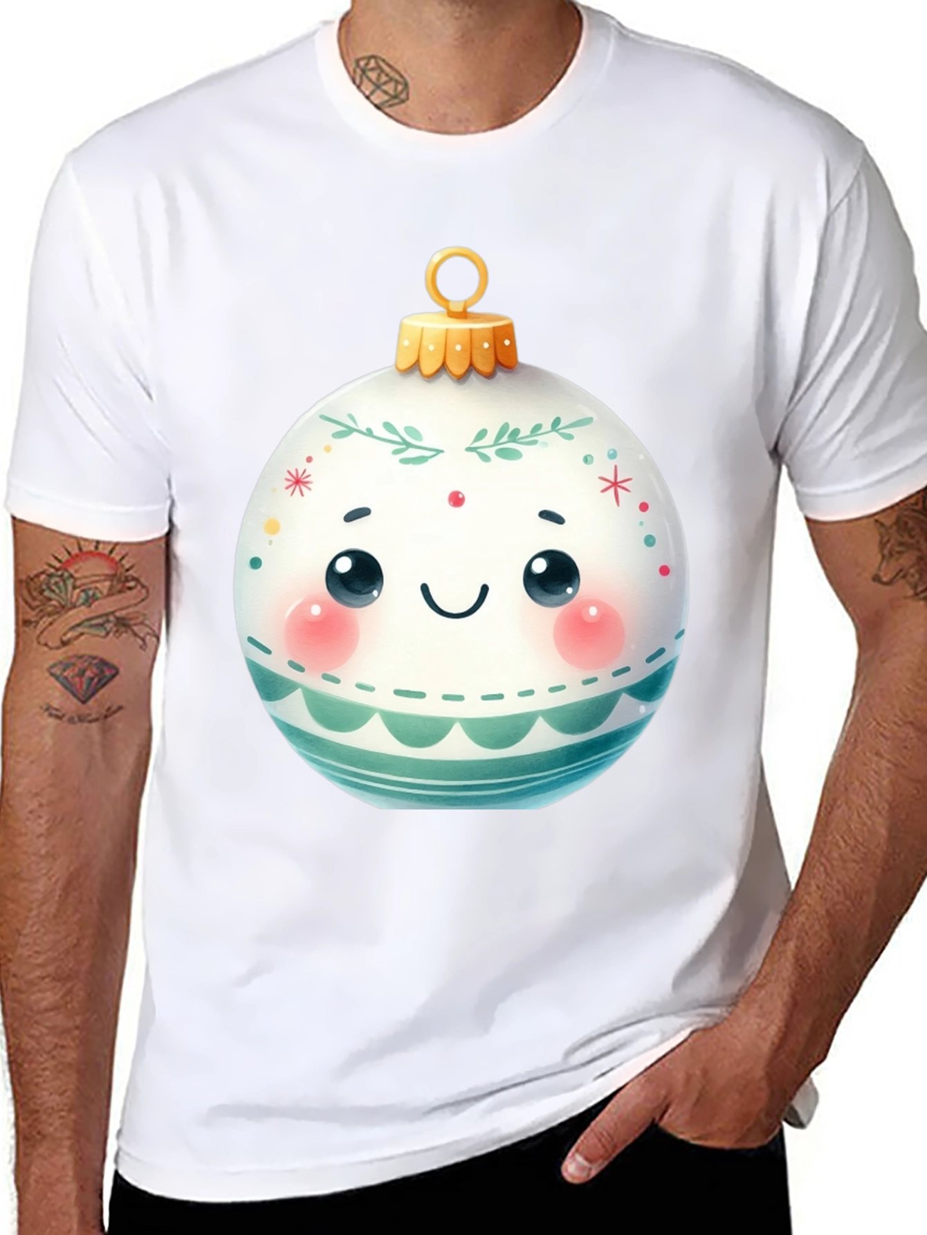 Cute Christmas Ornament Graphic Tee