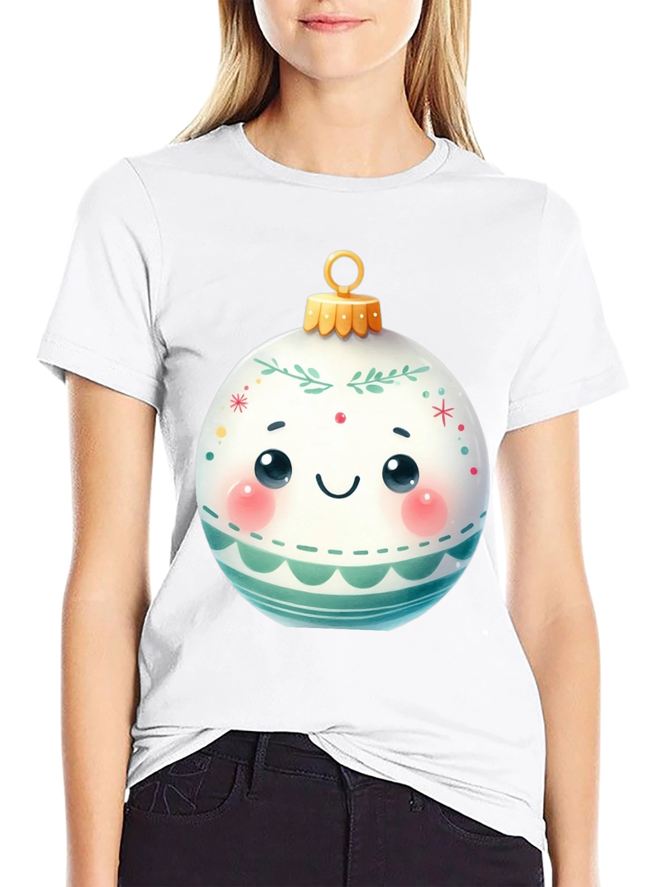 Cute Christmas Ornament Graphic Tee