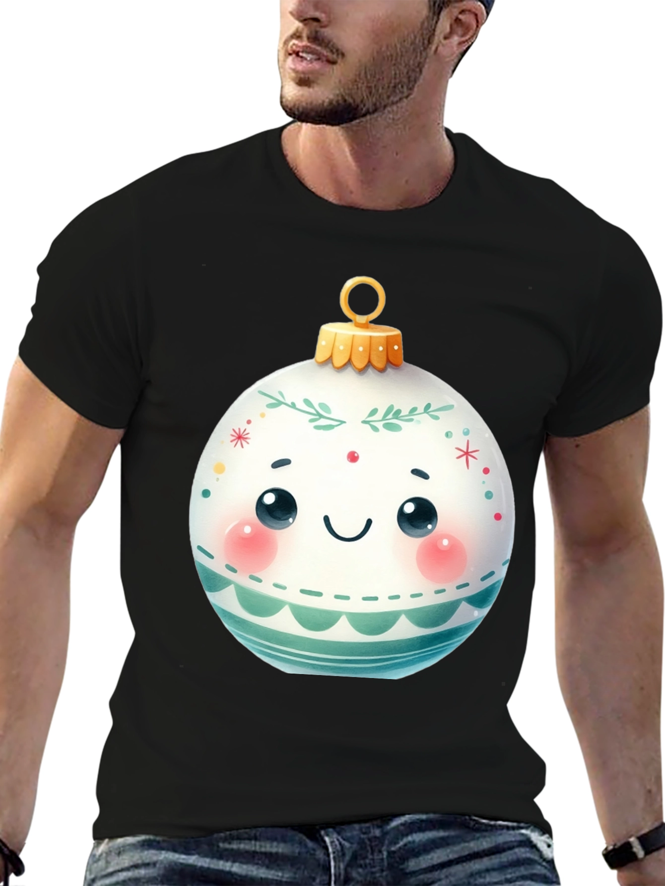Cute Christmas Ornament Graphic Tee