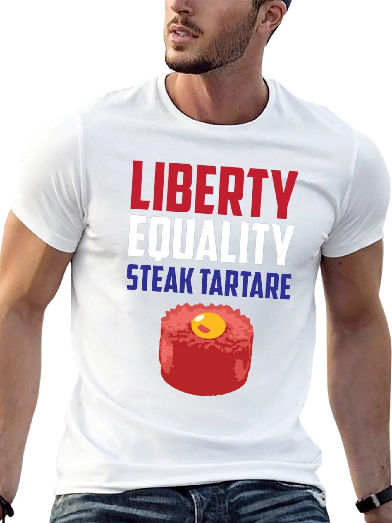 Liberty Equality Steak Tartare Funny T-Shirt