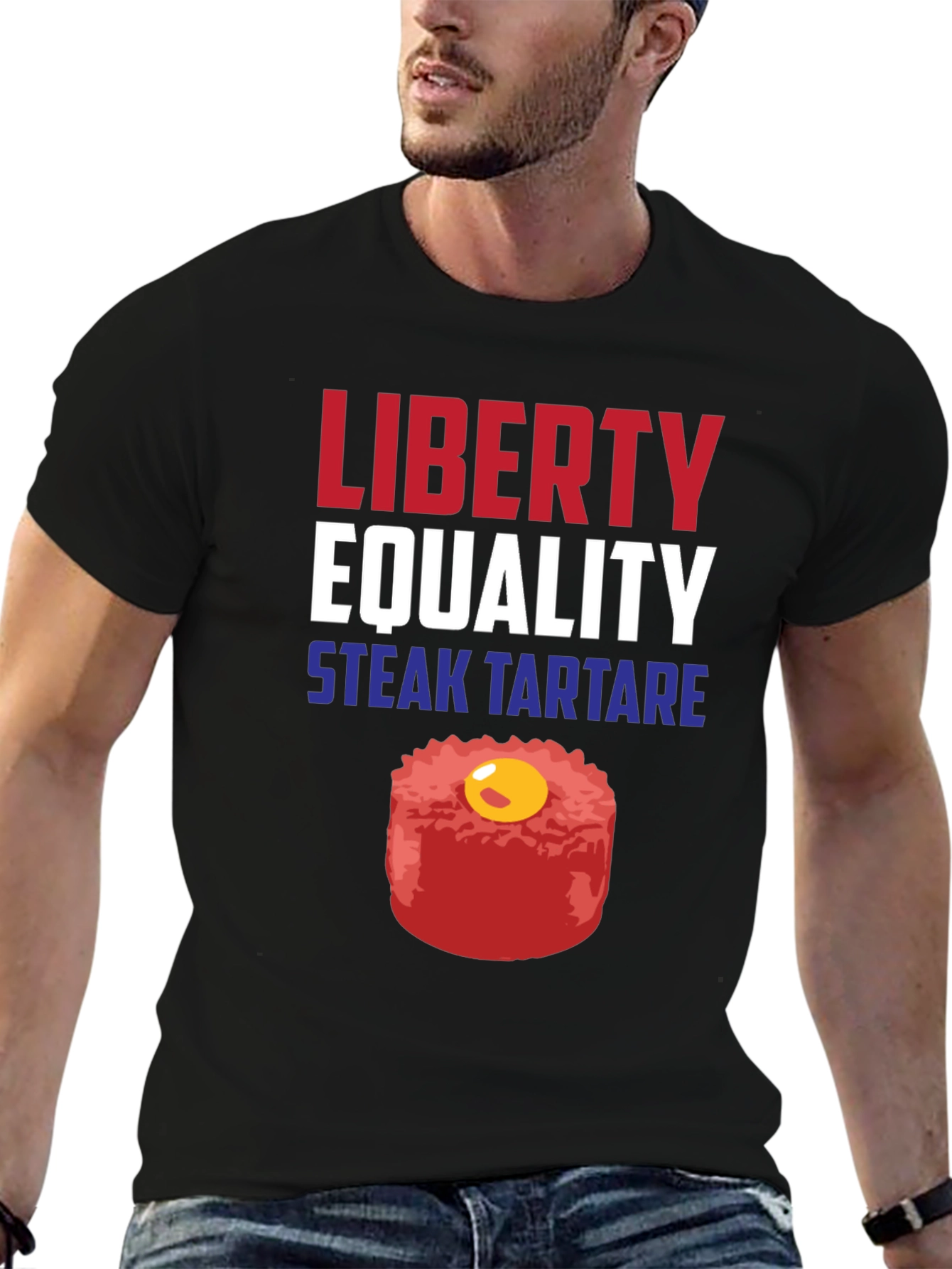 Liberty Equality Steak Tartare Funny T-Shirt