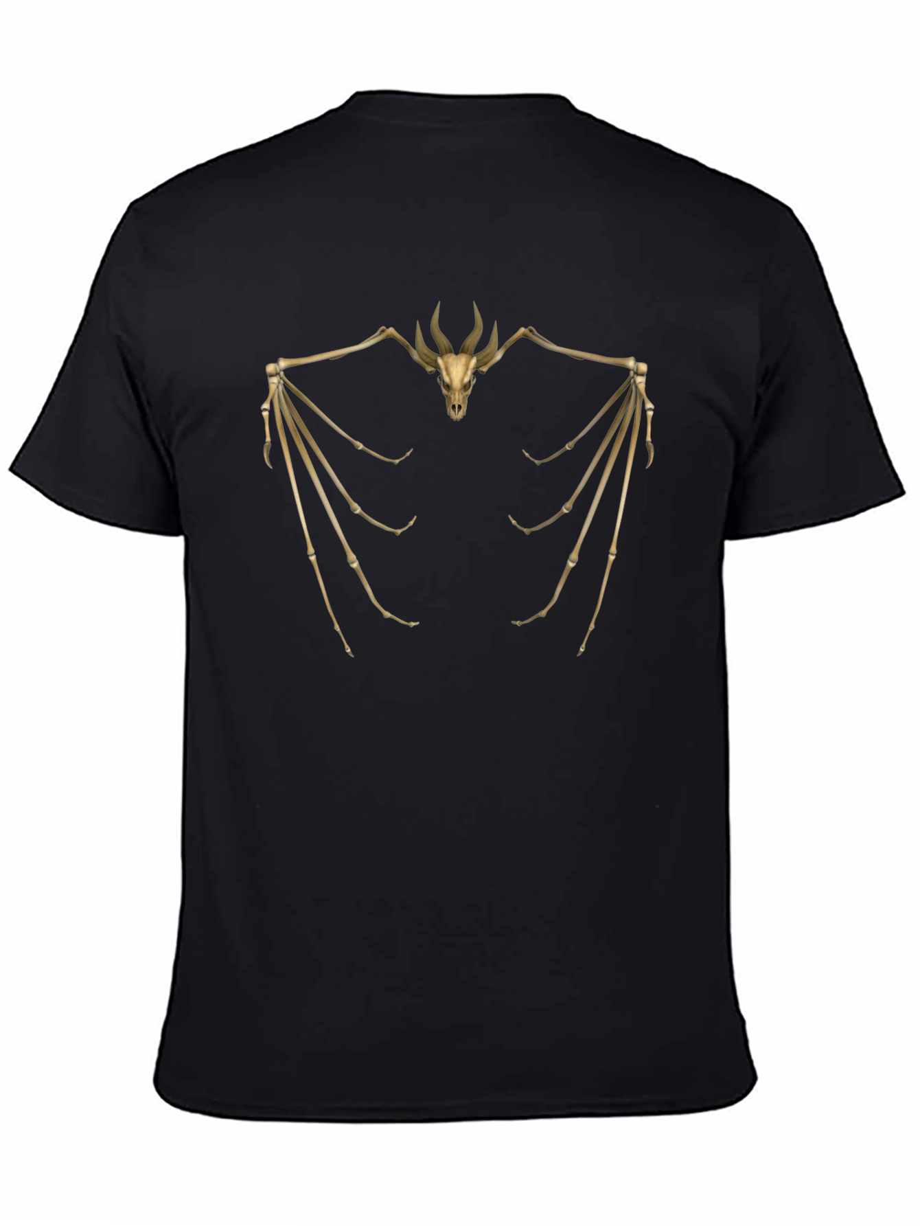 Dragon Skeleton Graphic T-Shirt