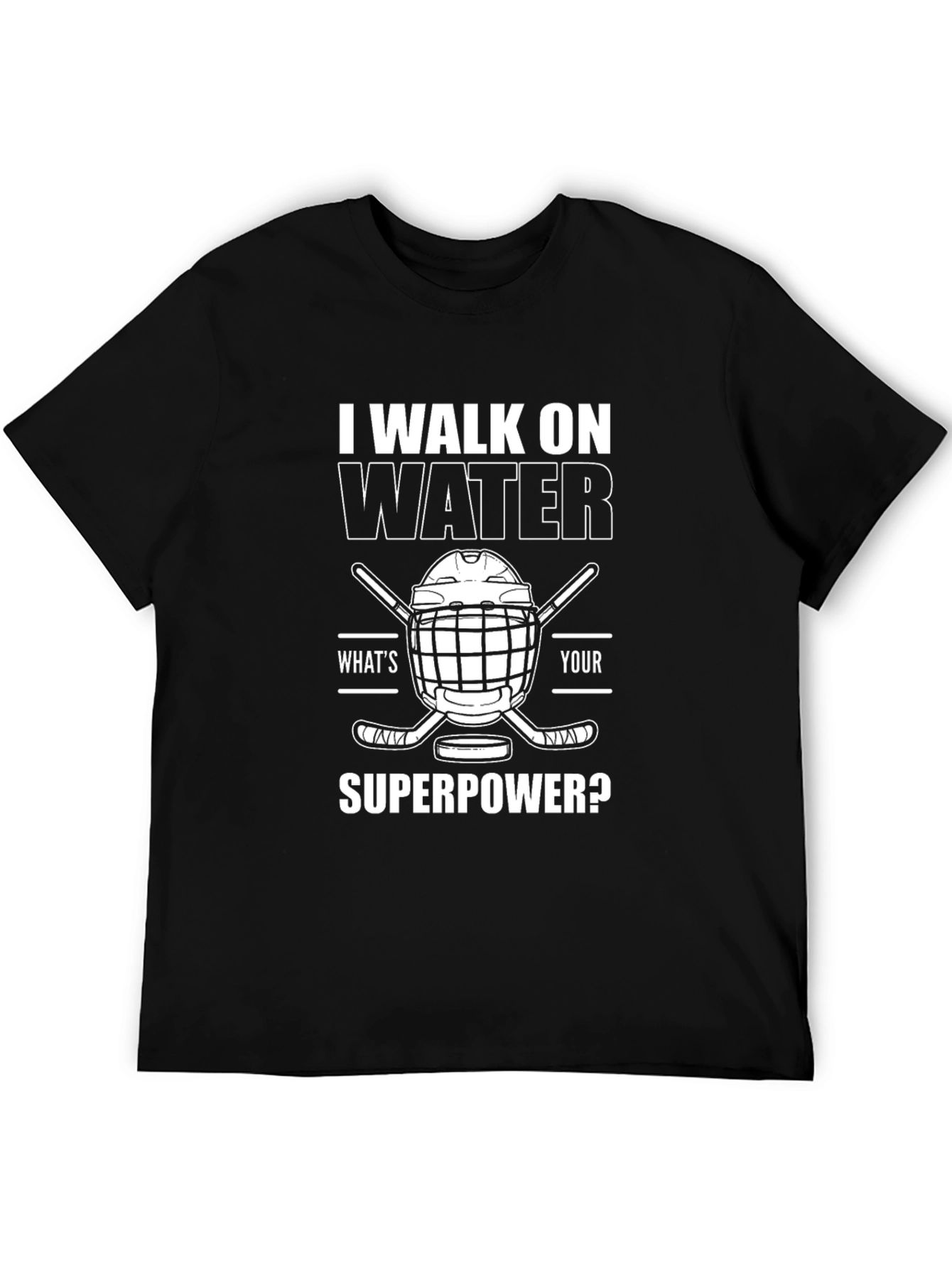I Walk on Water Hockey T-Shirt