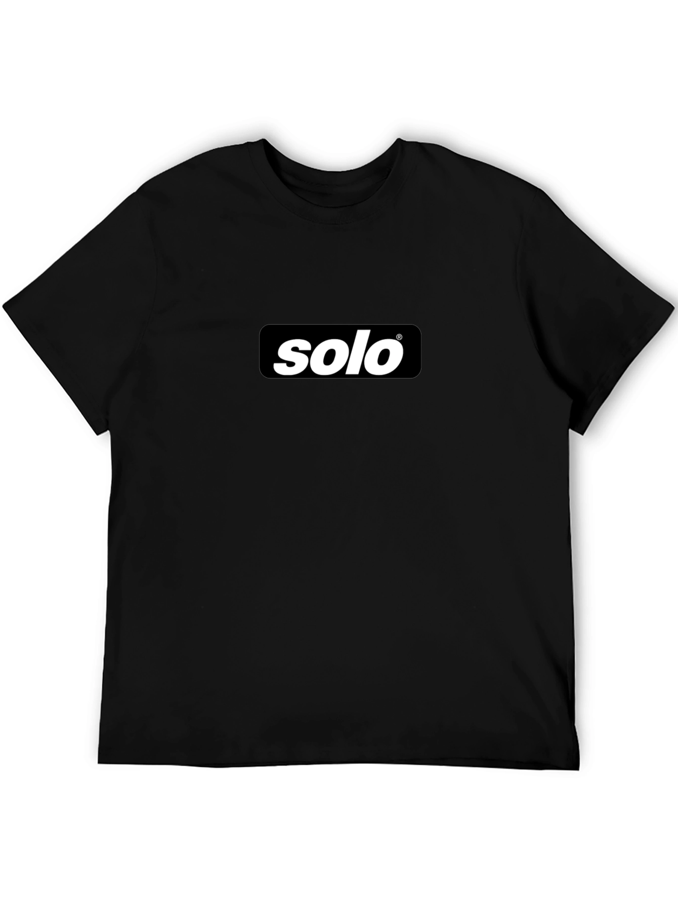 Solo Black Graphic T-Shirt - Casual Style