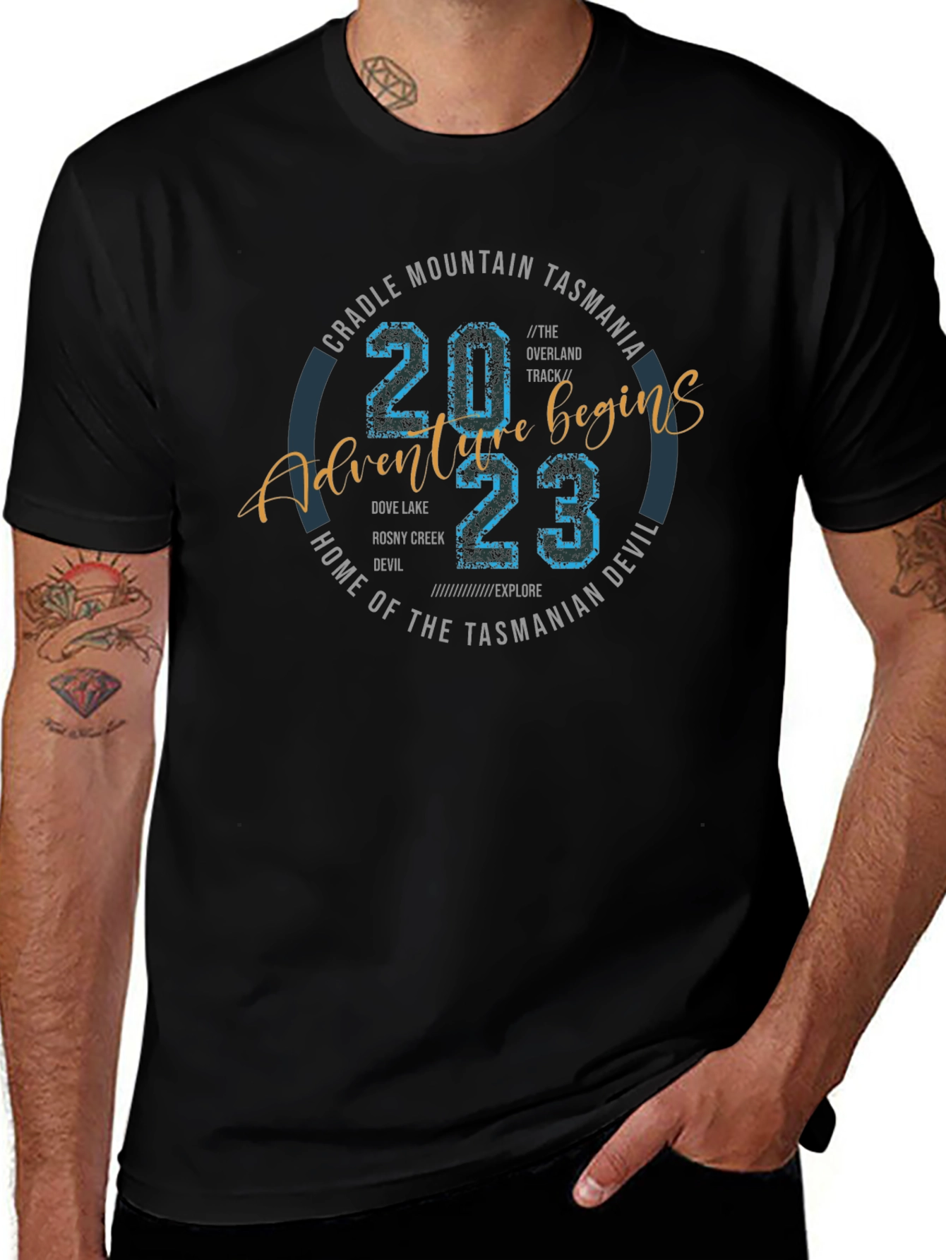 Cradle Mountain Tasmania Adventure Begins T-Shirt
