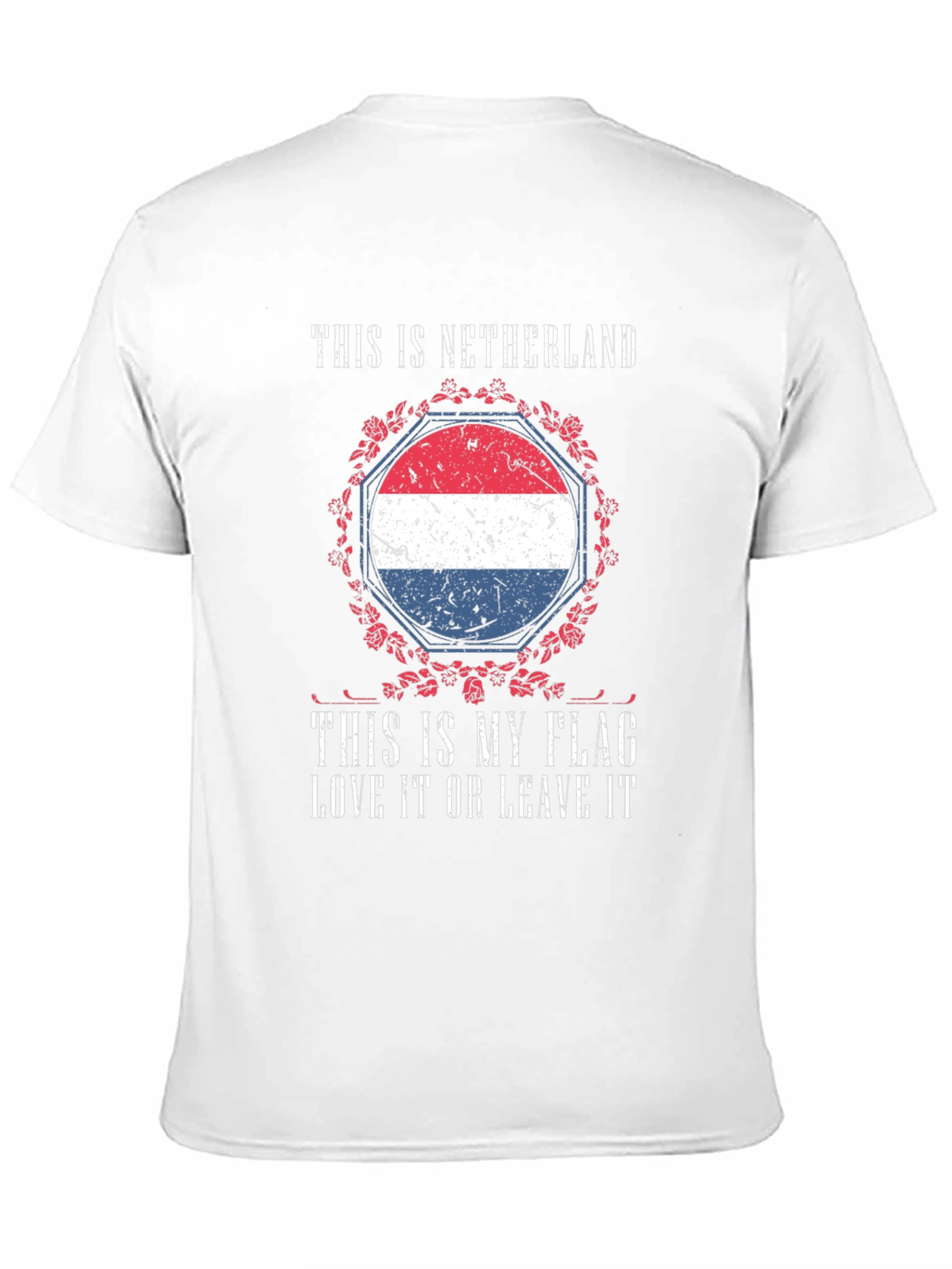 Netherlands Flag Graphic T-Shirt Patriotic Design