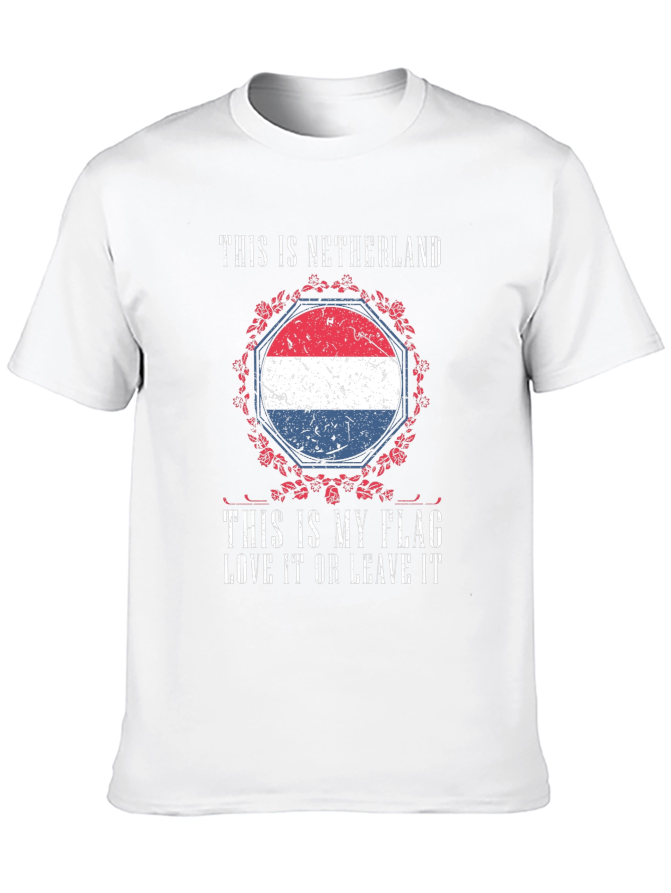 Netherlands Flag Graphic T-Shirt Patriotic Design