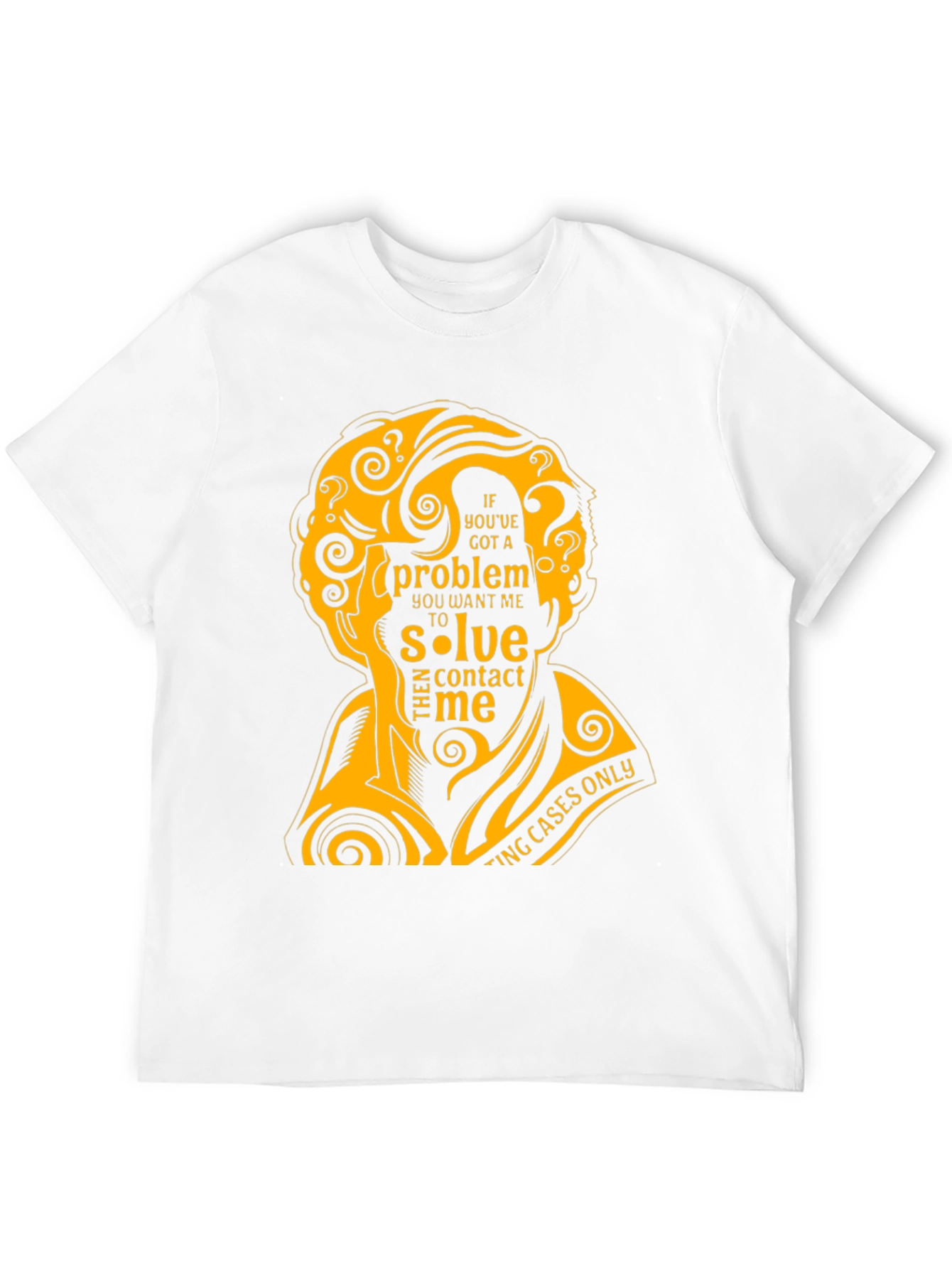 Detective Problem Solver T-Shirt - Black