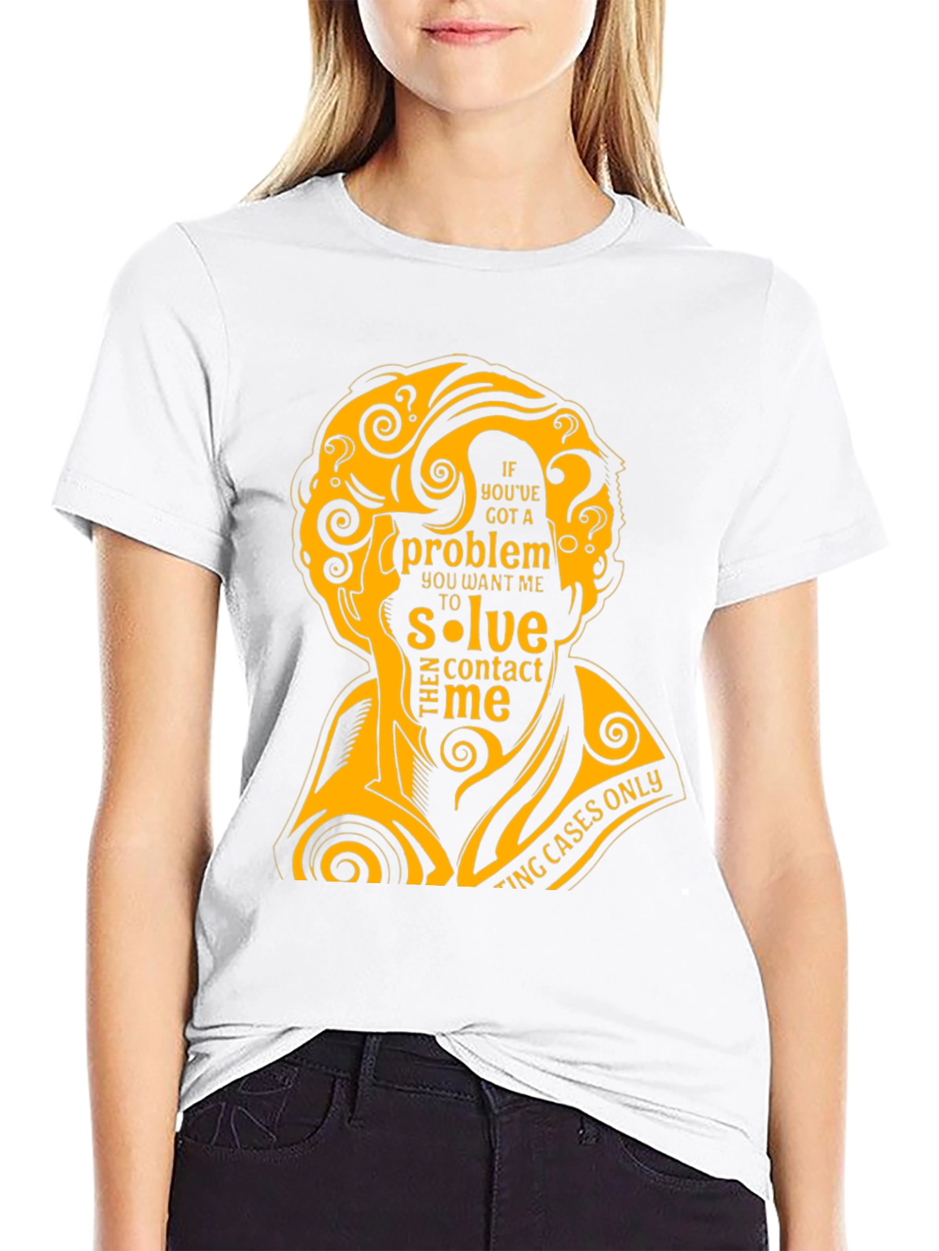 Detective Problem Solver T-Shirt - Black