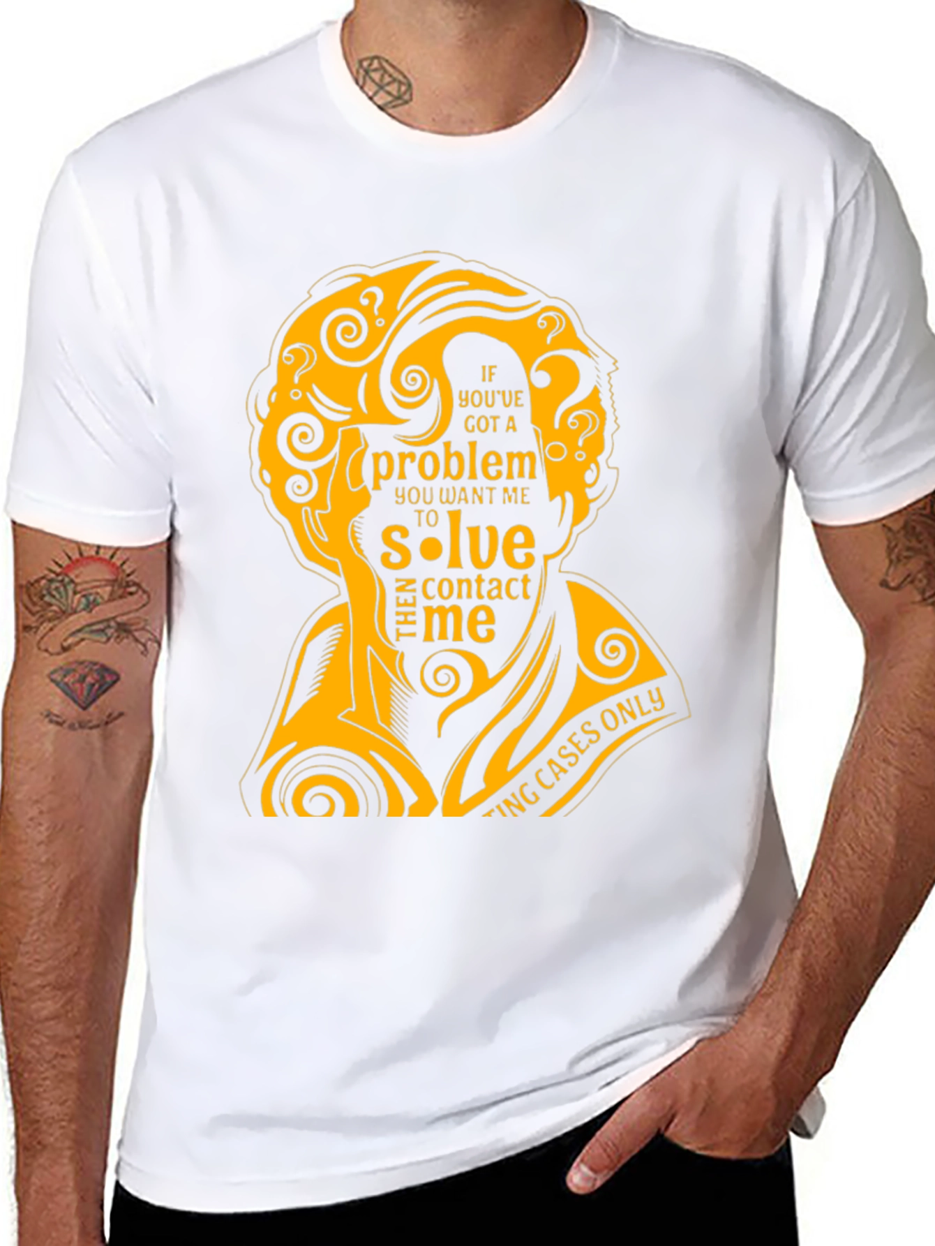 Detective Problem Solver T-Shirt - Black
