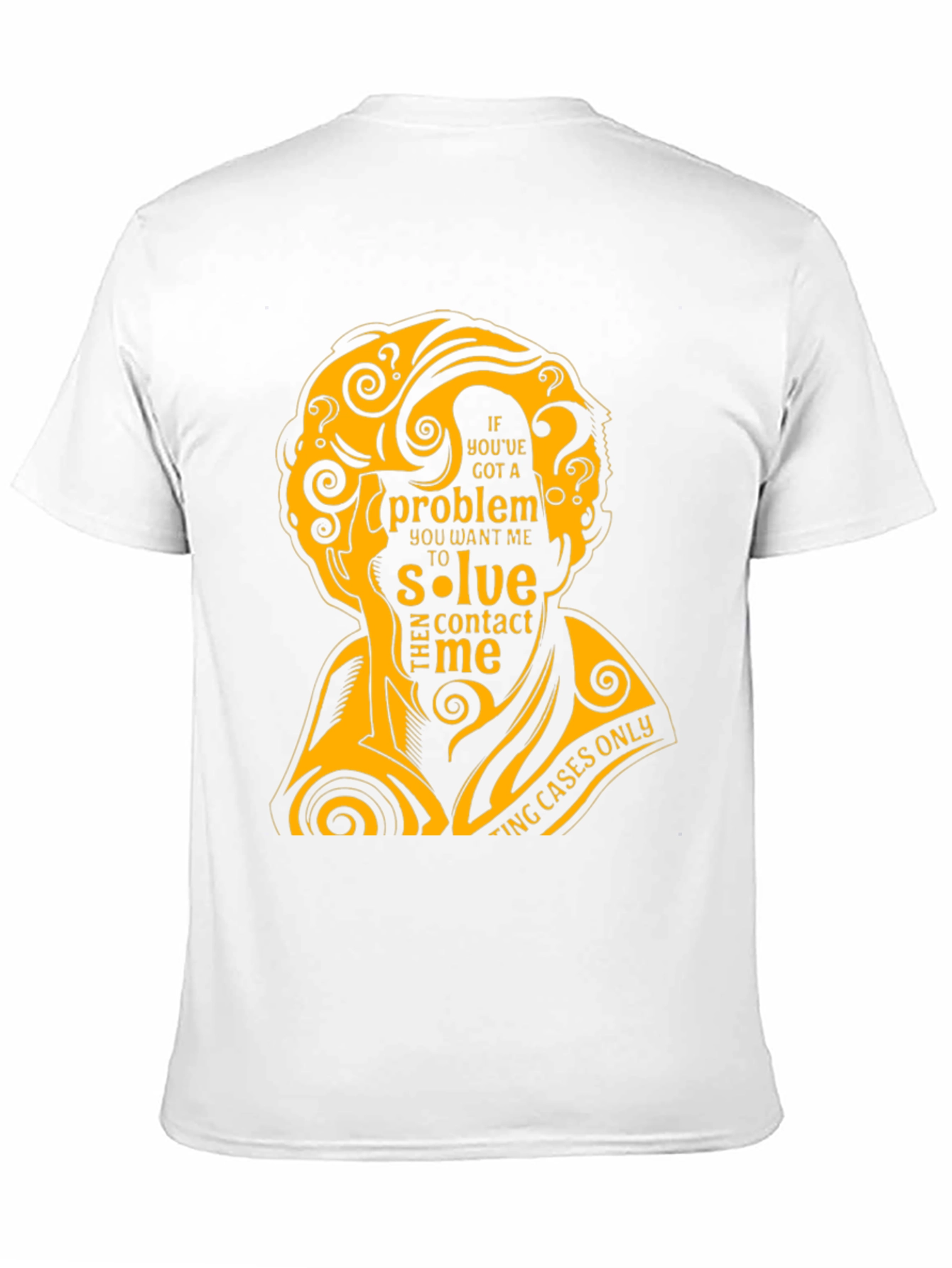 Detective Problem Solver T-Shirt - Black