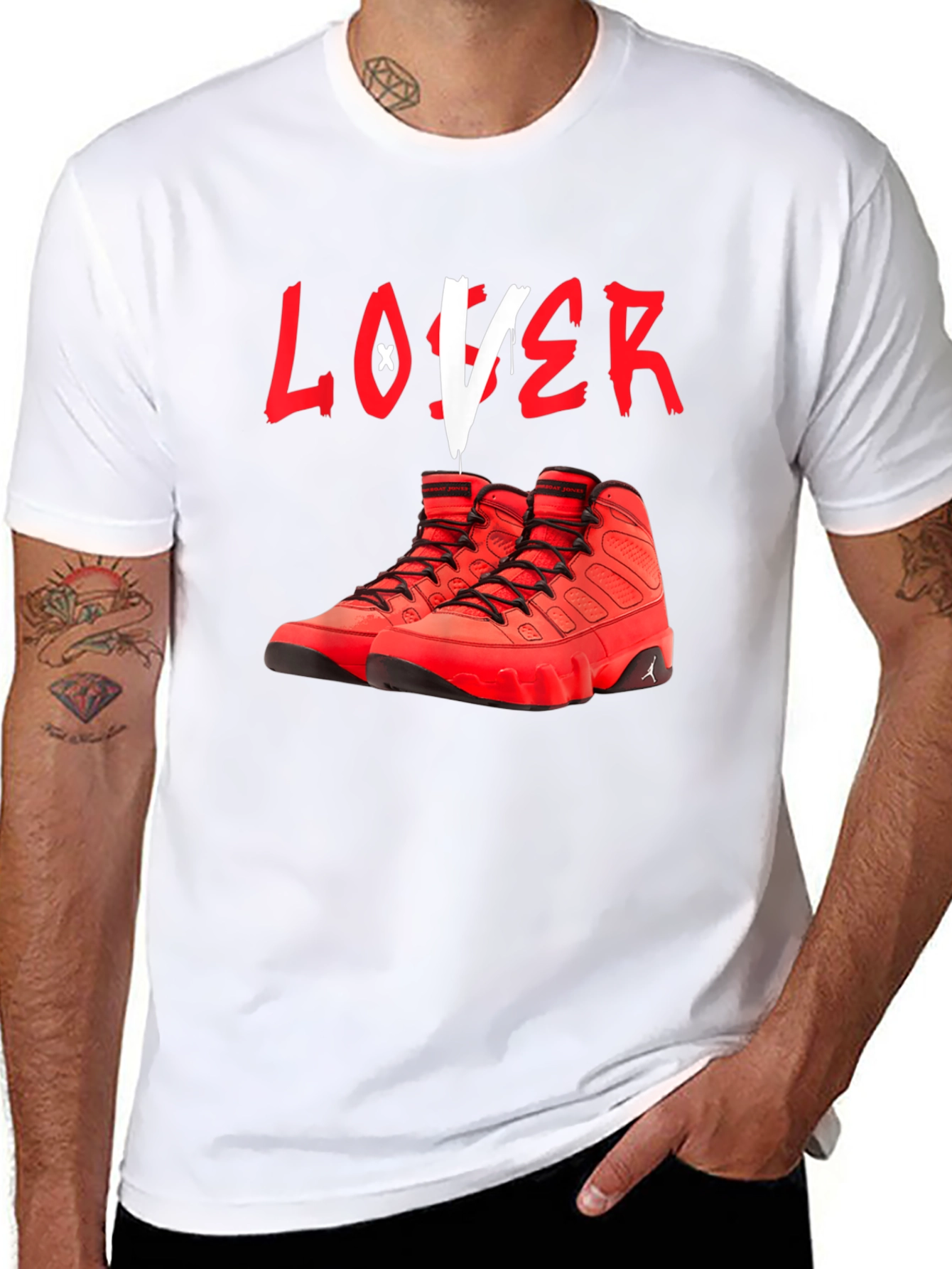 Red Lover Sneakers T-Shirt