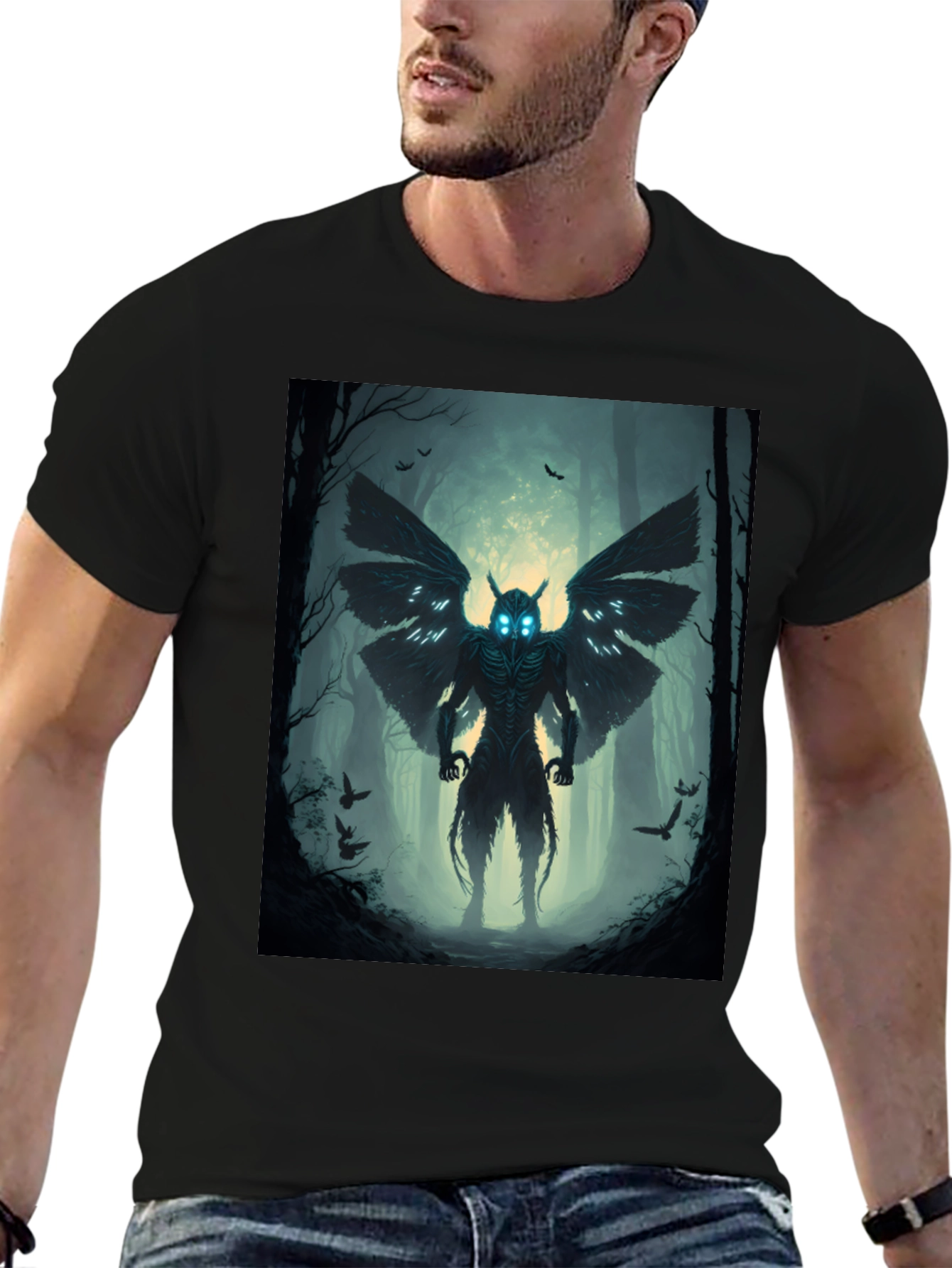 Mothman T-Shirt - Cryptid Graphic Tee