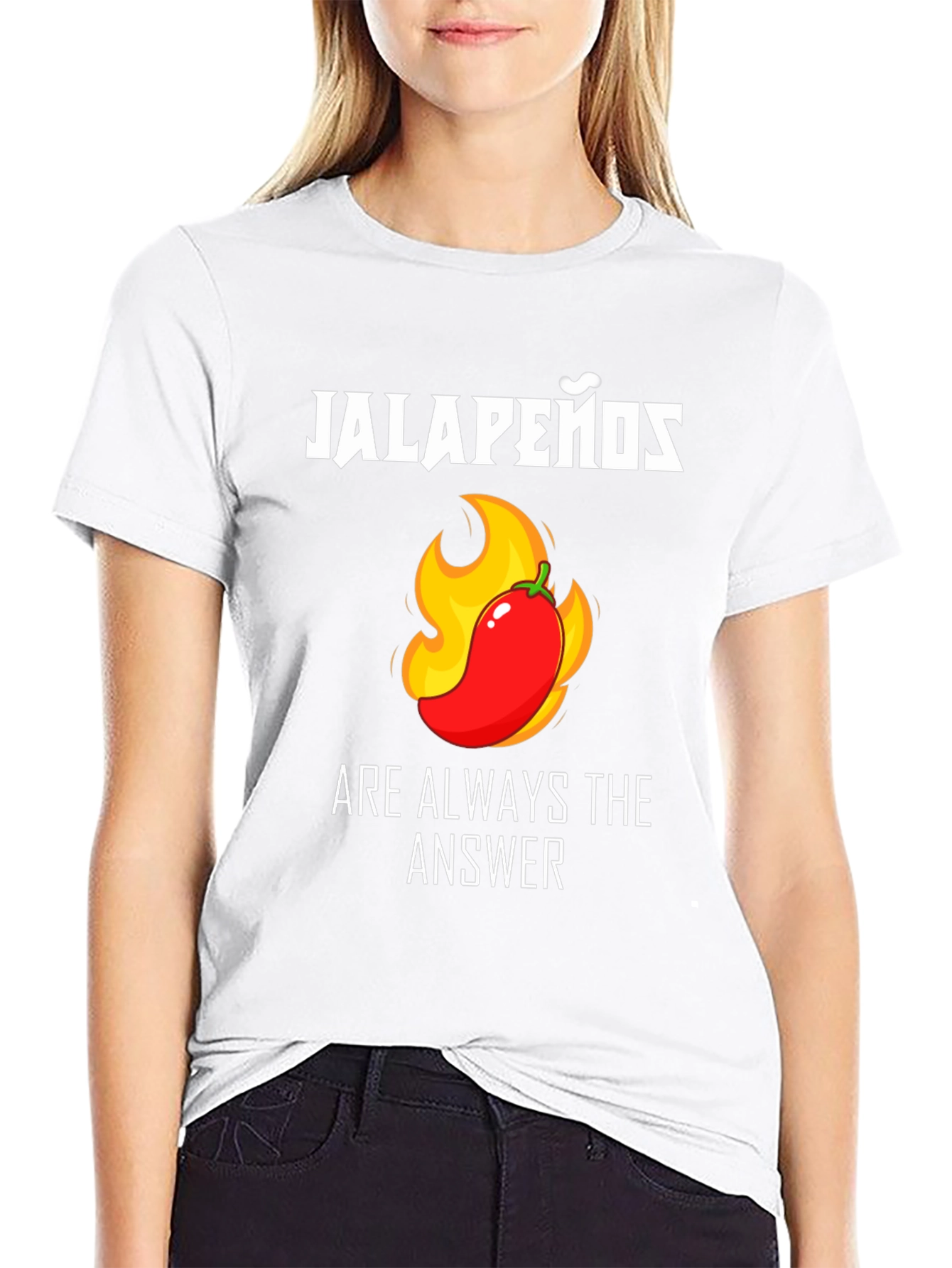 Jalapeños Are Always the Answer Funny T-Shirt
