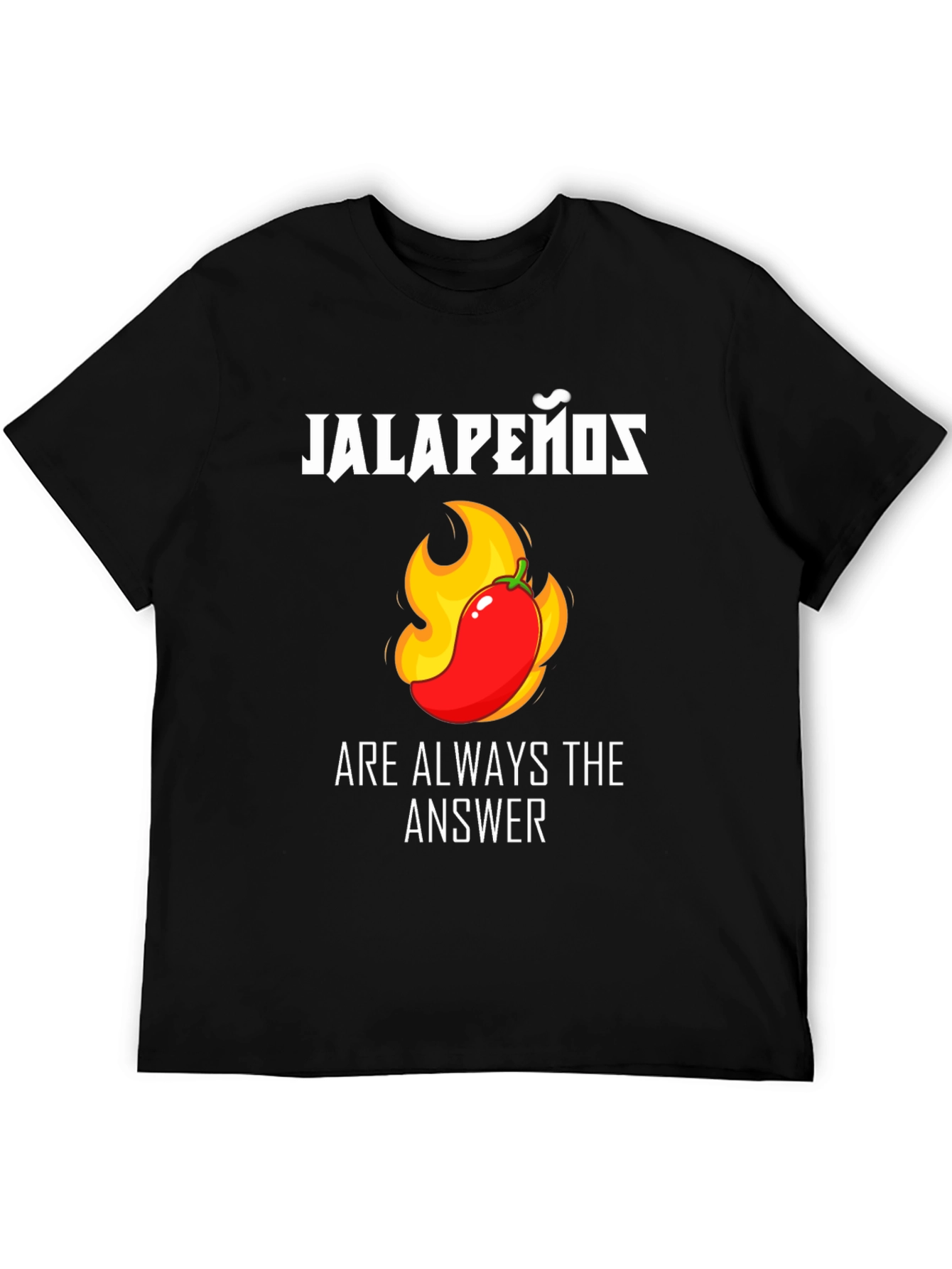 Jalapeños Are Always the Answer Funny T-Shirt