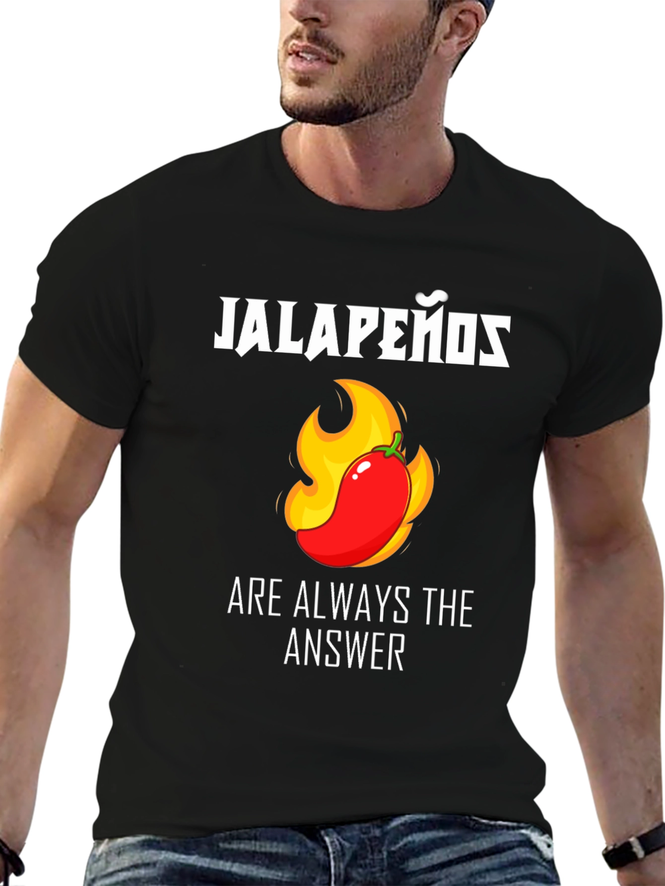 Jalapeños Are Always the Answer Funny T-Shirt