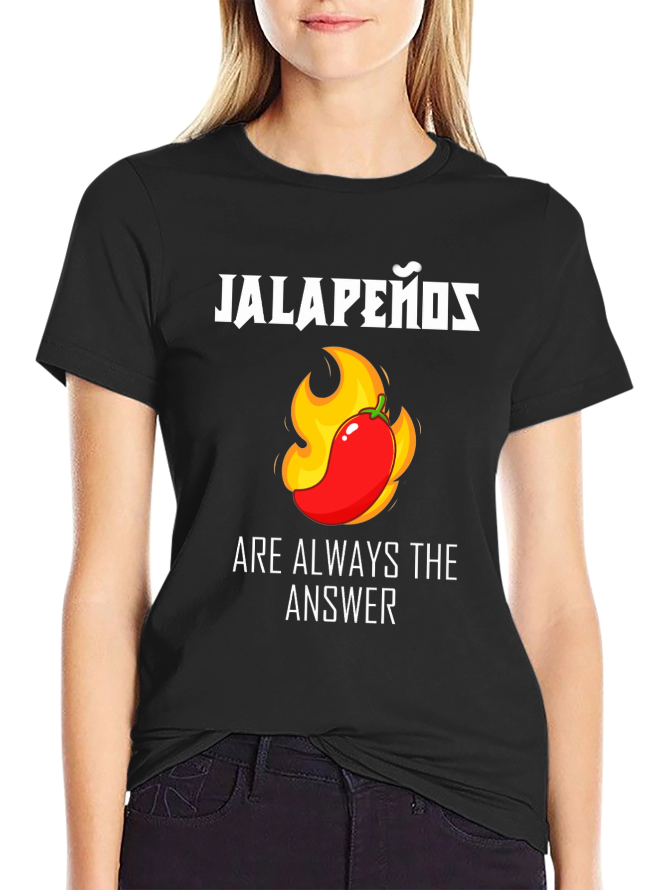 Jalapeños Are Always the Answer Funny T-Shirt