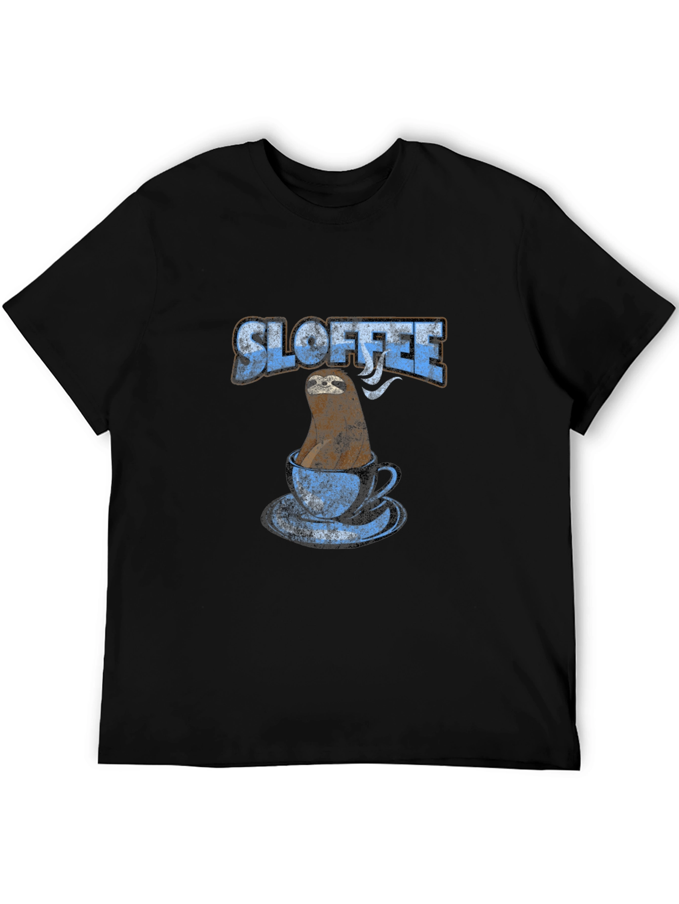 Sloffee T-Shirt - Sloth in Coffee Cup Design