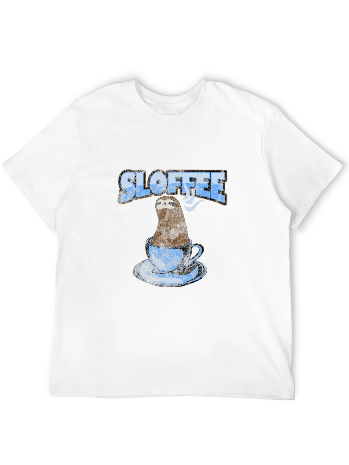 Sloffee T-Shirt - Sloth in Coffee Cup Design