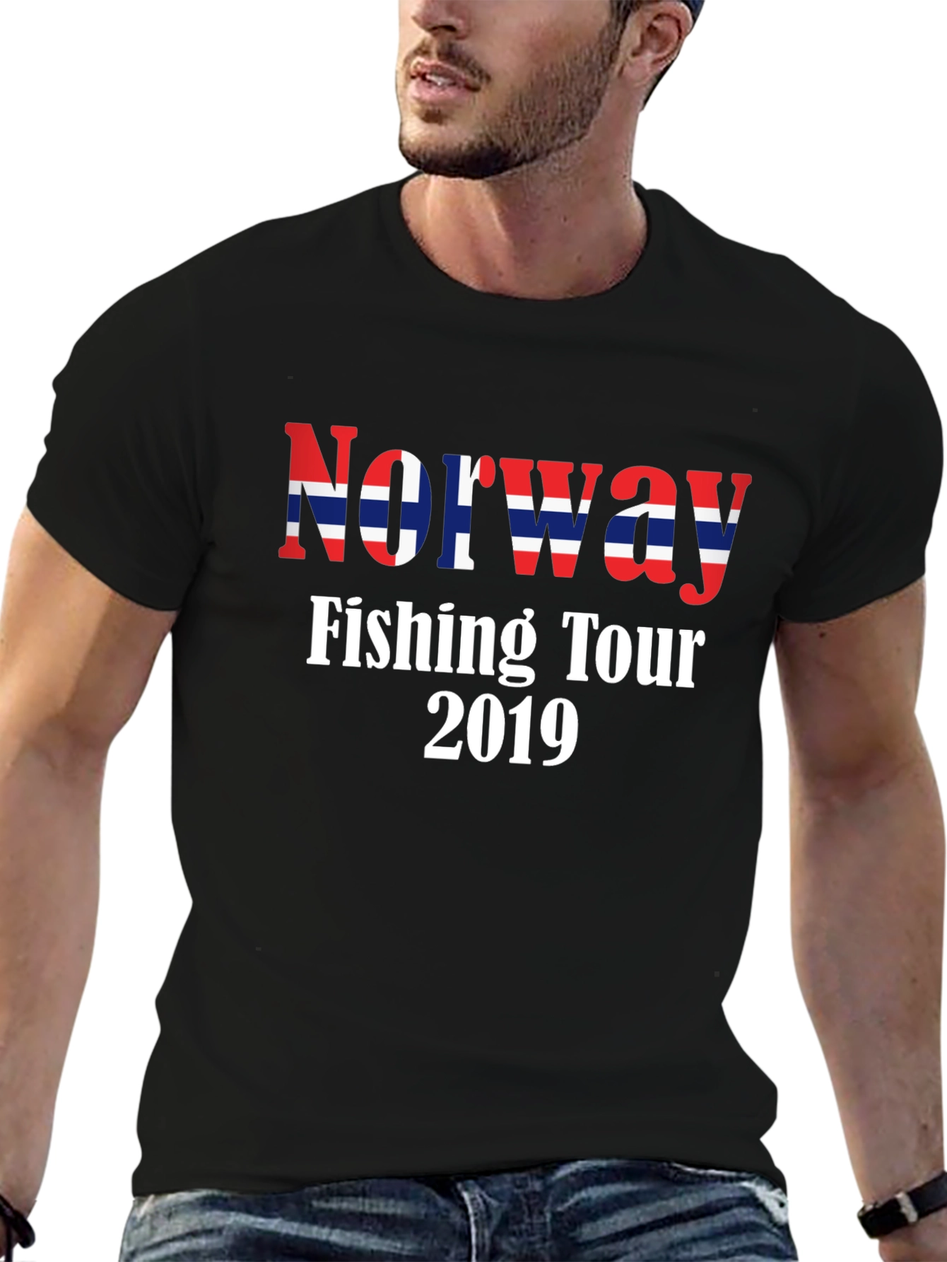 Norway Fishing Tour 2019 Black T-Shirt