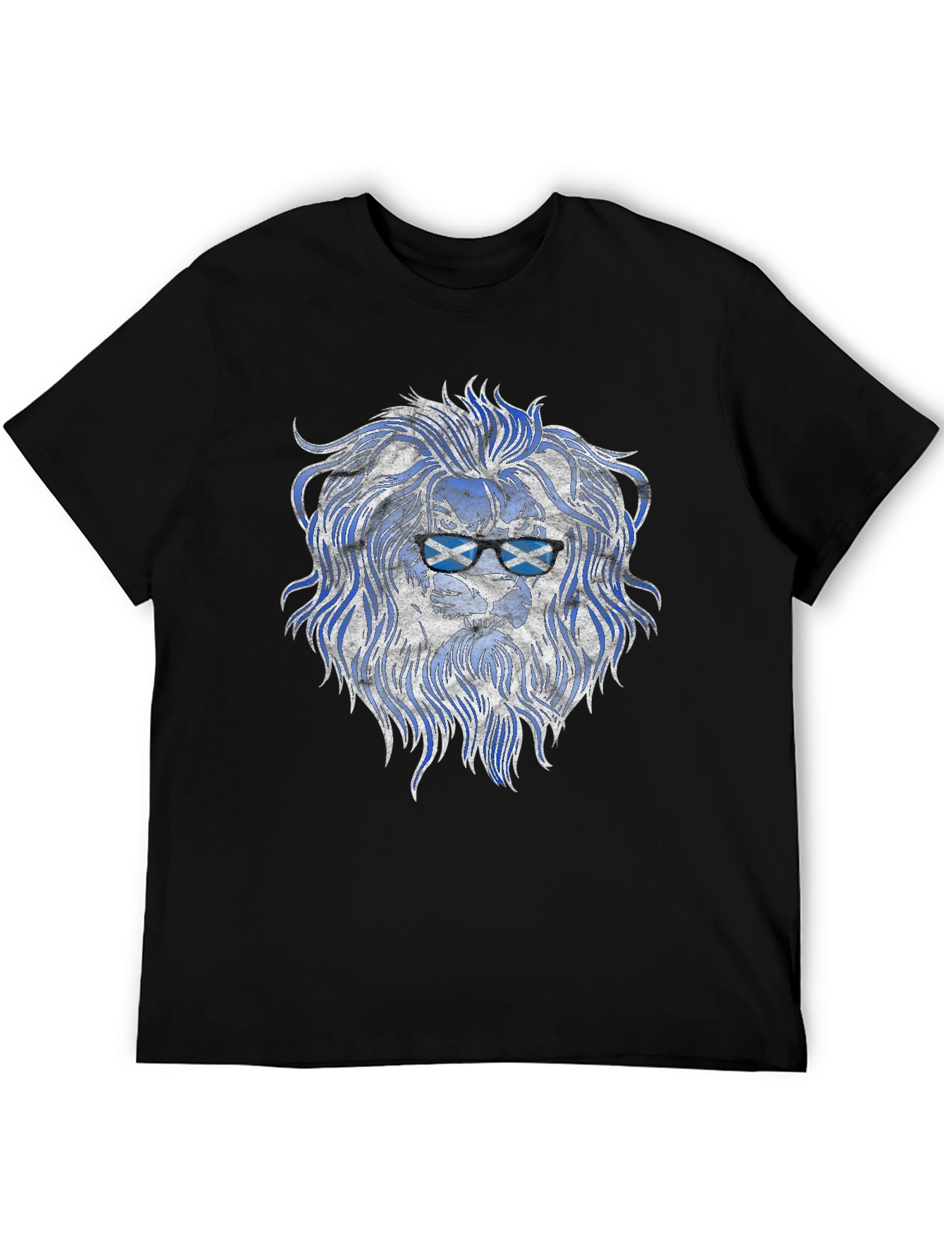 Scottish Lion Flag Graphic Mens T-Shirt