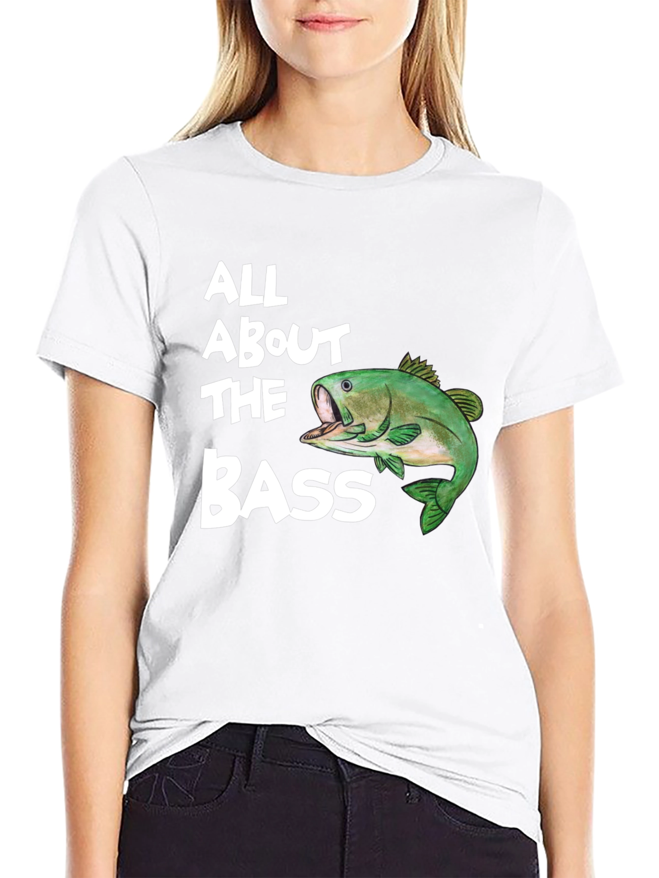 All About the Bass T-Shirt - Fishing Tee