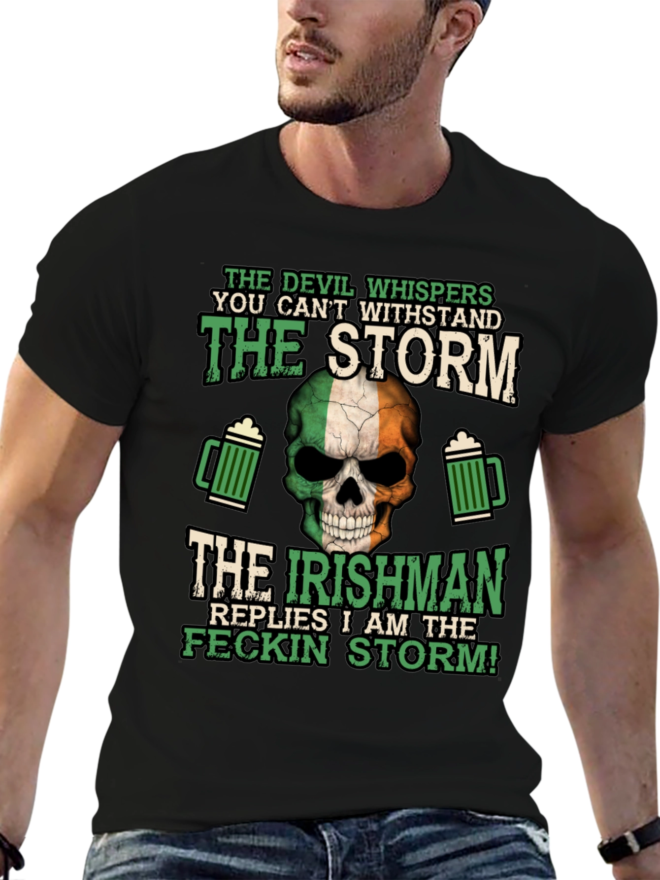 Irish Pride T-Shirt: Feckin Storm Design