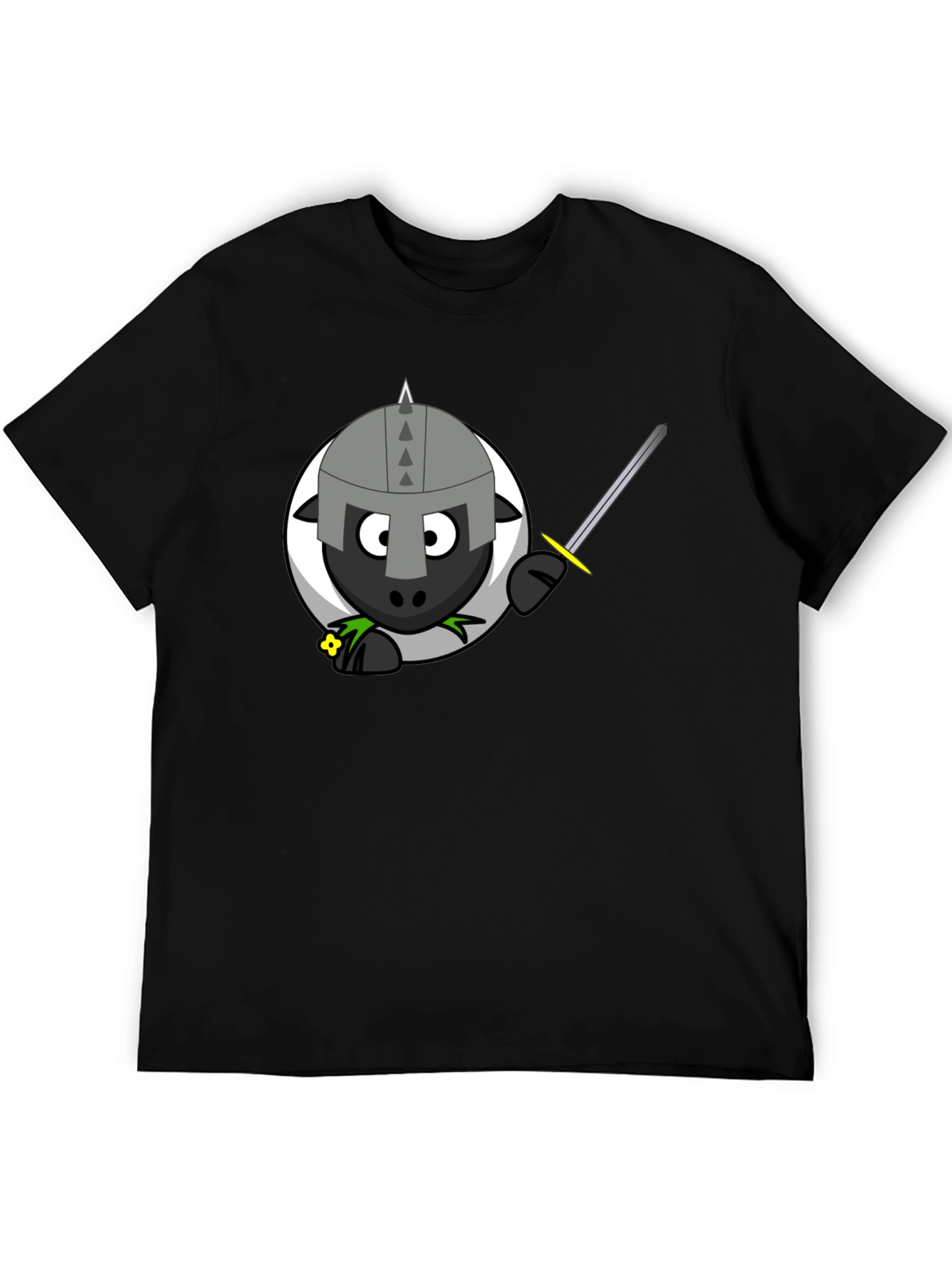 Knight Sheep Graphic T-Shirt