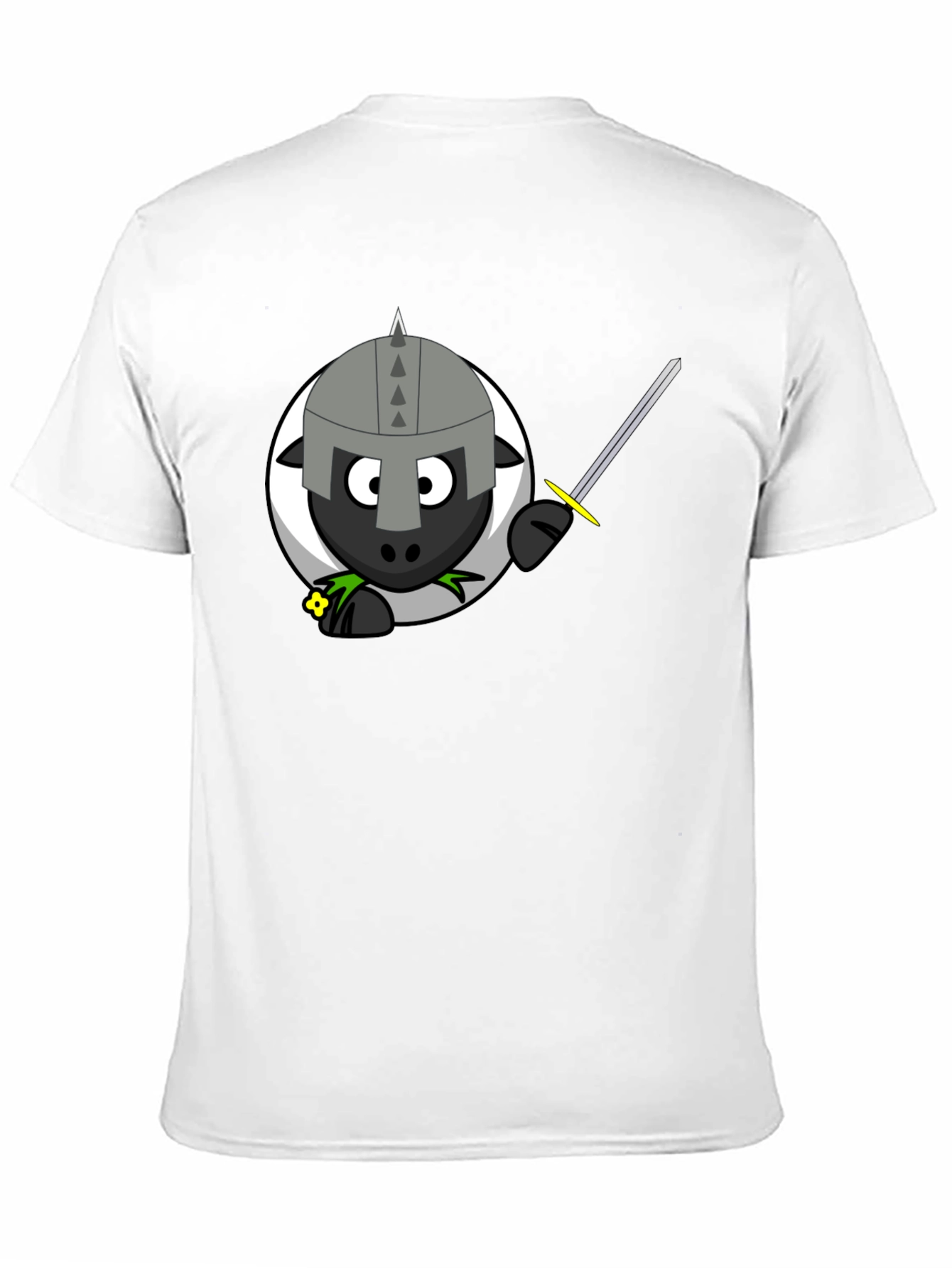 Knight Sheep Graphic T-Shirt