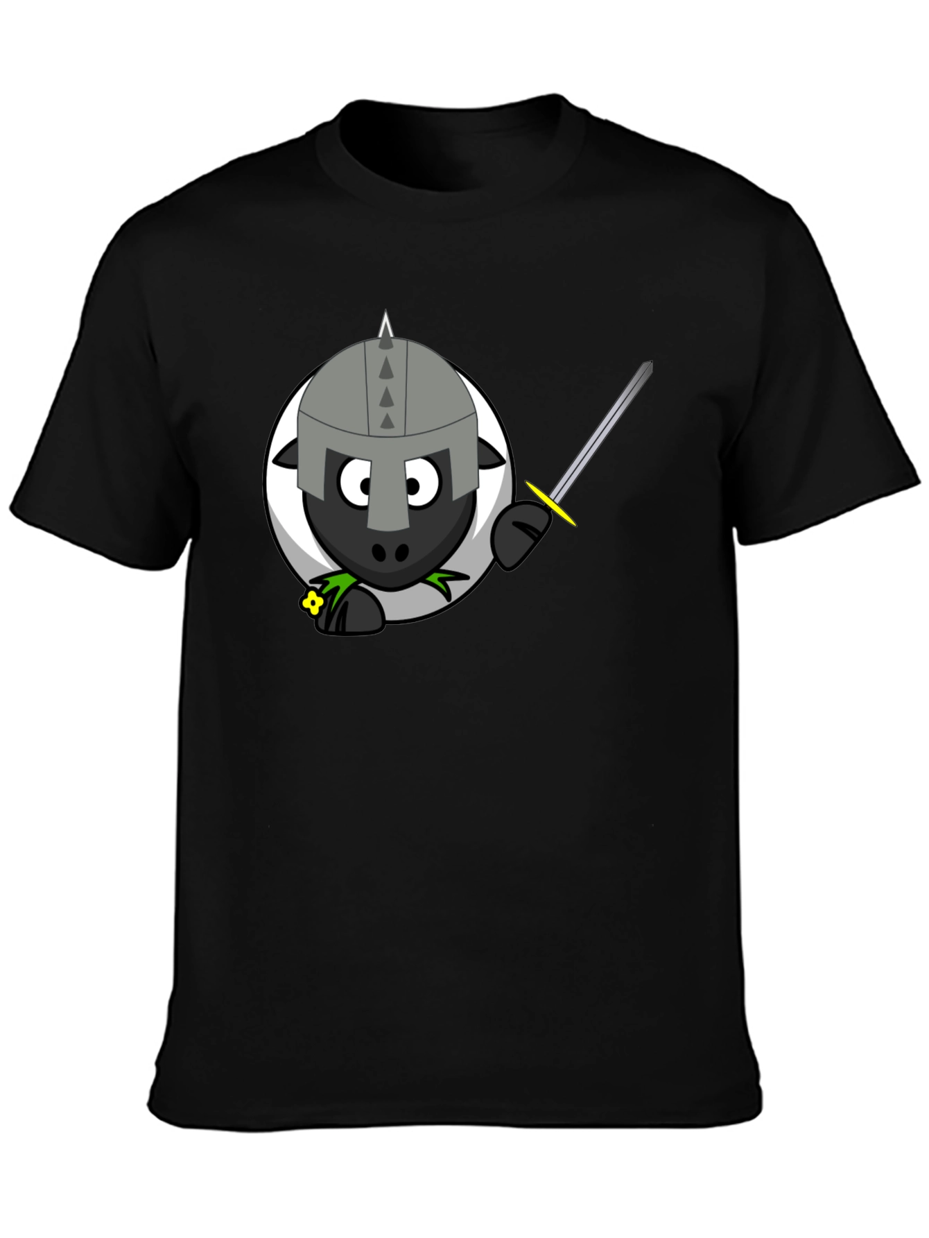 Knight Sheep Graphic T-Shirt