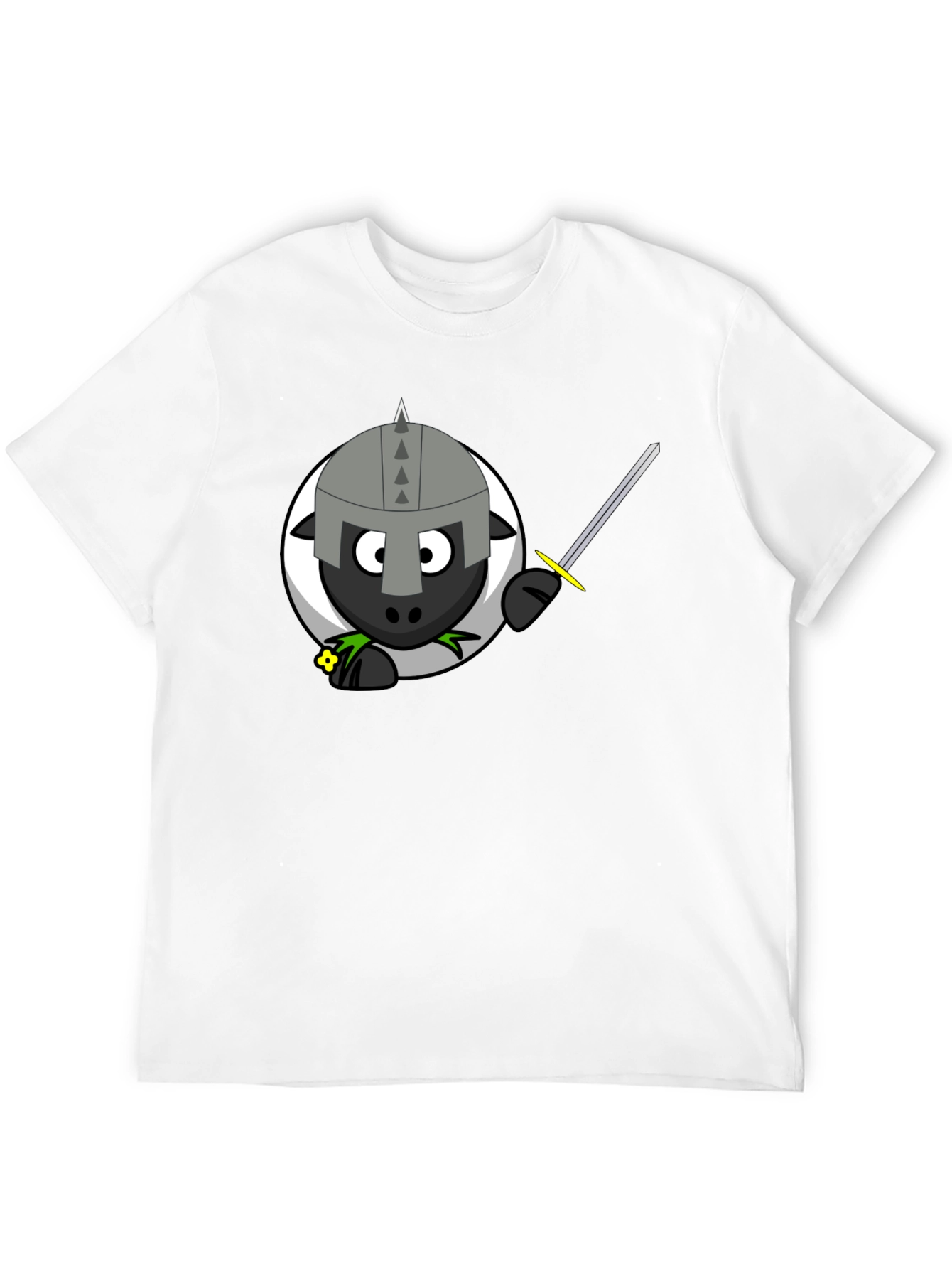 Knight Sheep Graphic T-Shirt