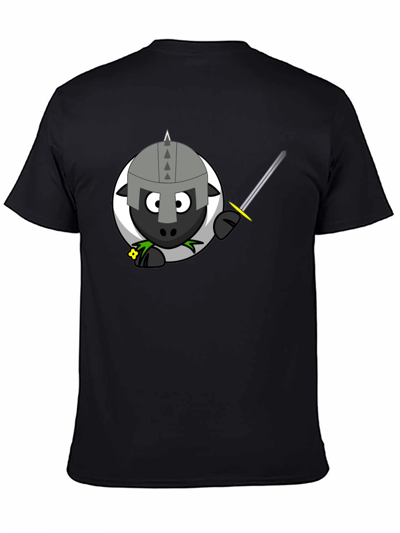Knight Sheep Graphic T-Shirt