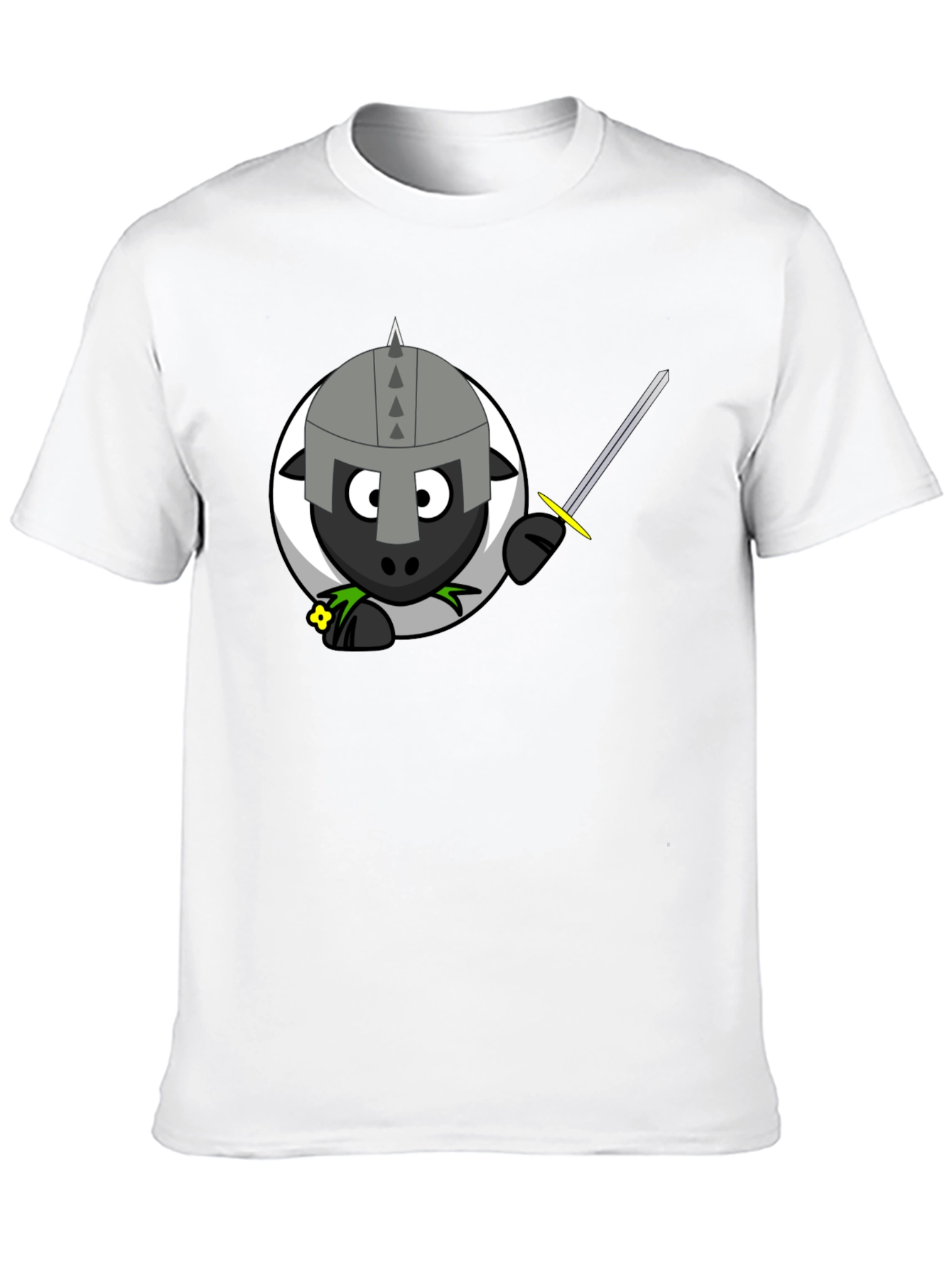 Knight Sheep Graphic T-Shirt