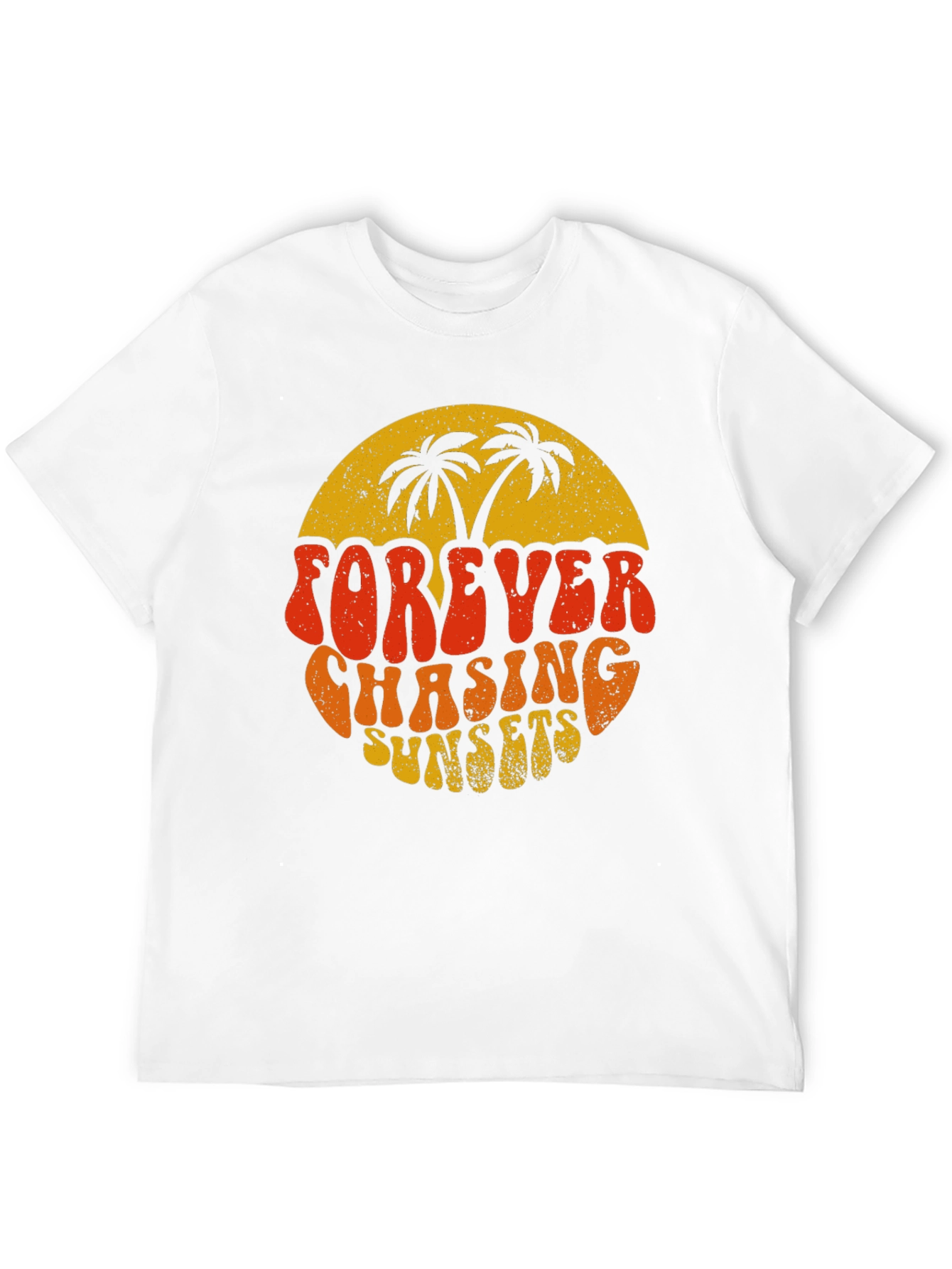 Forever Chasing Sunsets Retro Graphic Tee