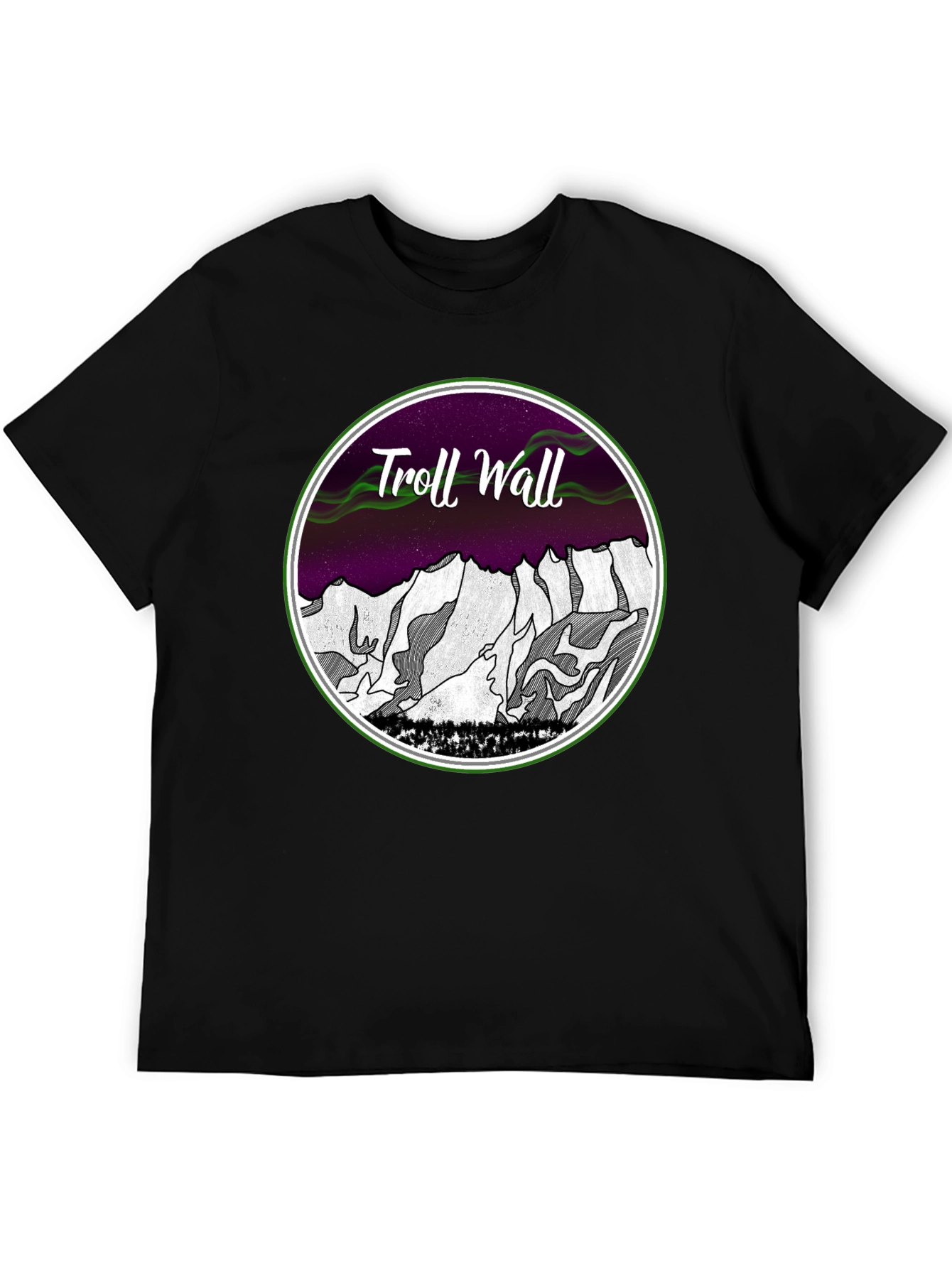 Troll Wall T-Shirt - Mountain Design