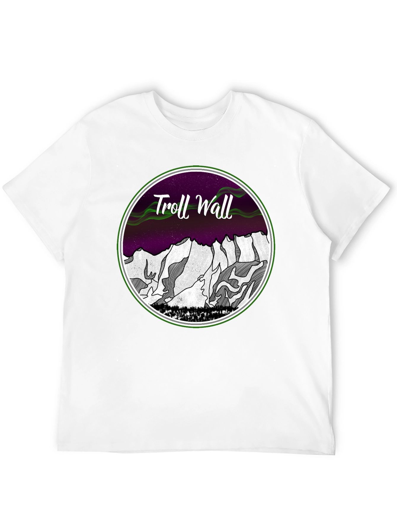 Troll Wall T-Shirt - Mountain Design