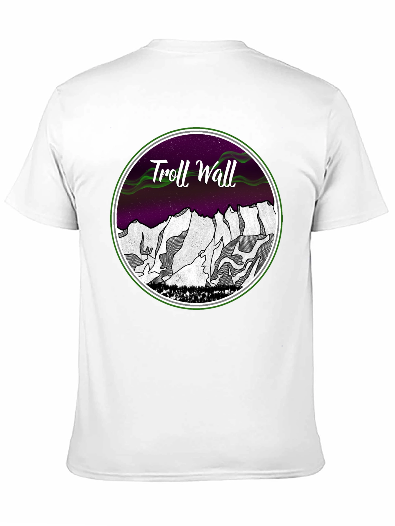Troll Wall T-Shirt - Mountain Design