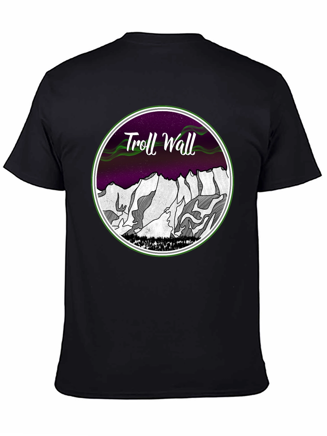 Troll Wall T-Shirt - Mountain Design