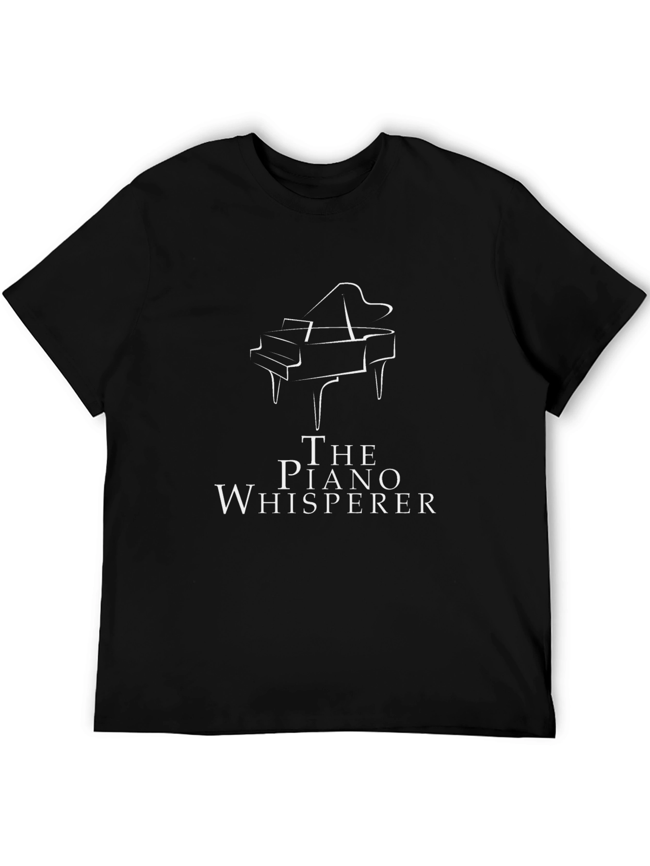 The Piano Whisperer Graphic Tee - Black