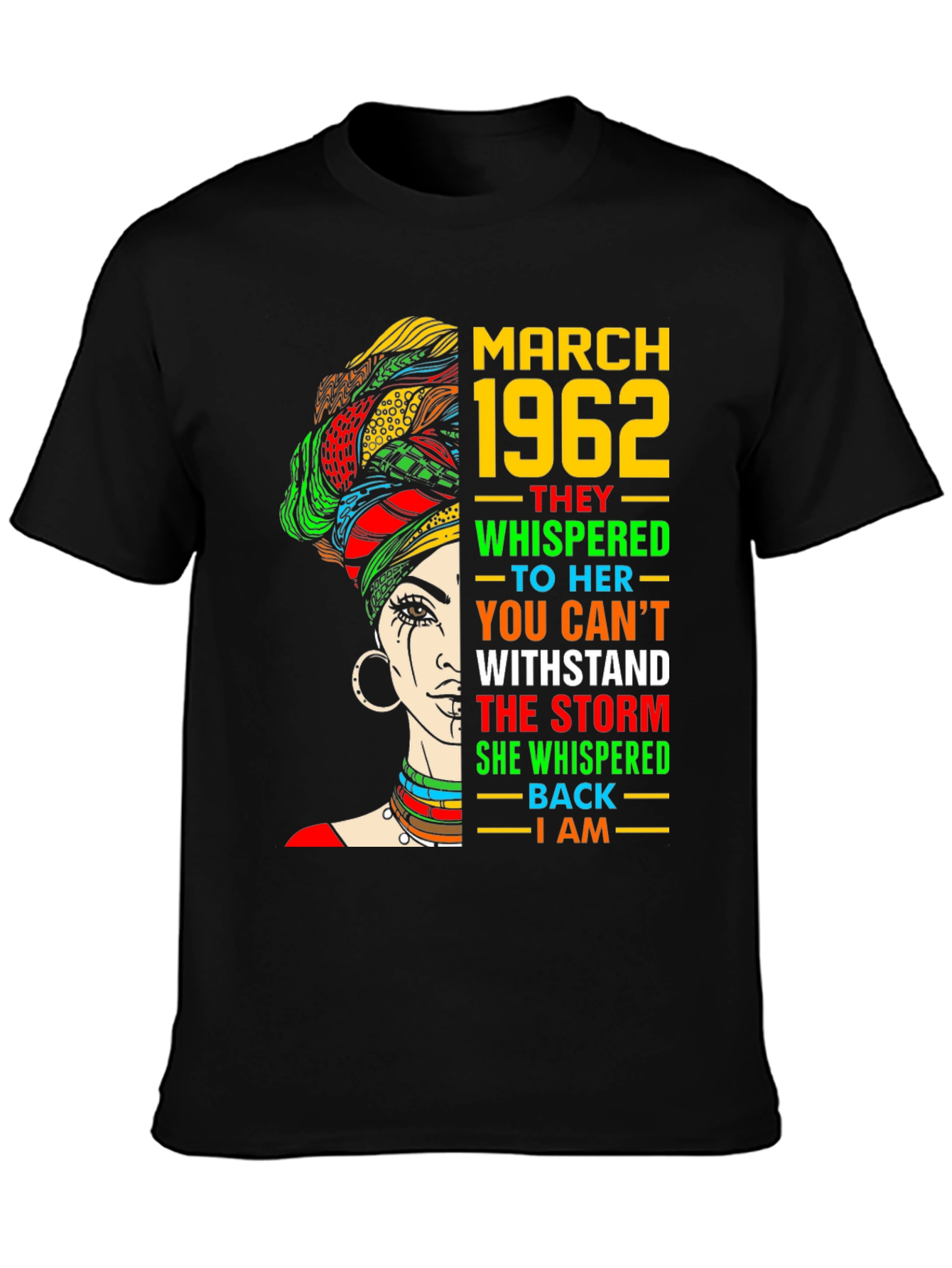 March 1962 Black Woman T-Shirt