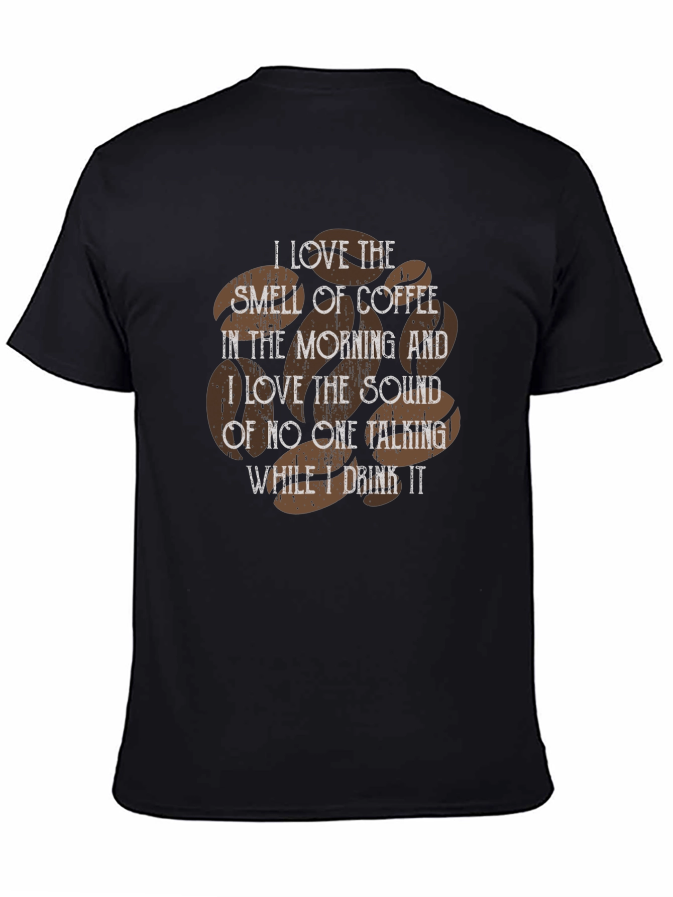 Coffee Lovers T-Shirt: Morning Smell Silent Sip