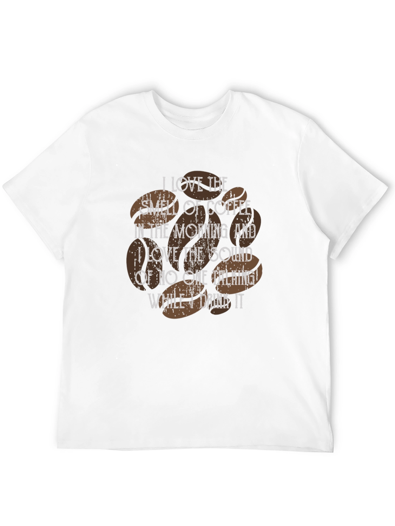 Coffee Lovers T-Shirt: Morning Smell Silent Sip