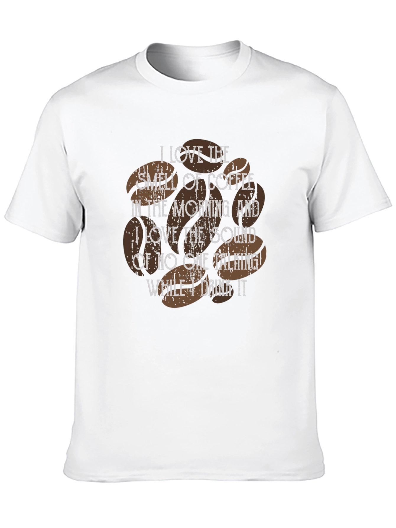 Coffee Lovers T-Shirt: Morning Smell Silent Sip