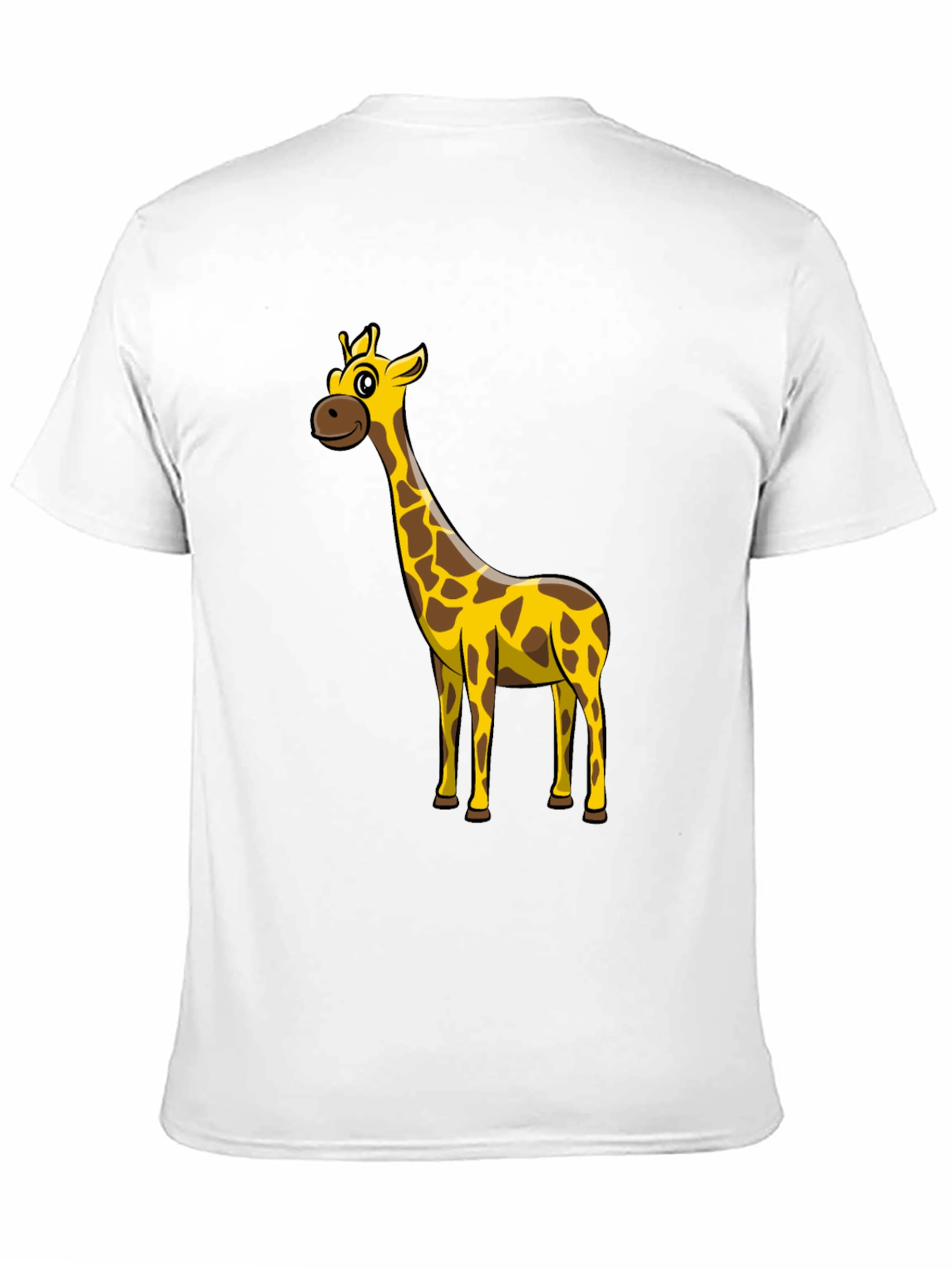 Giraffe Graphic Black T-Shirt