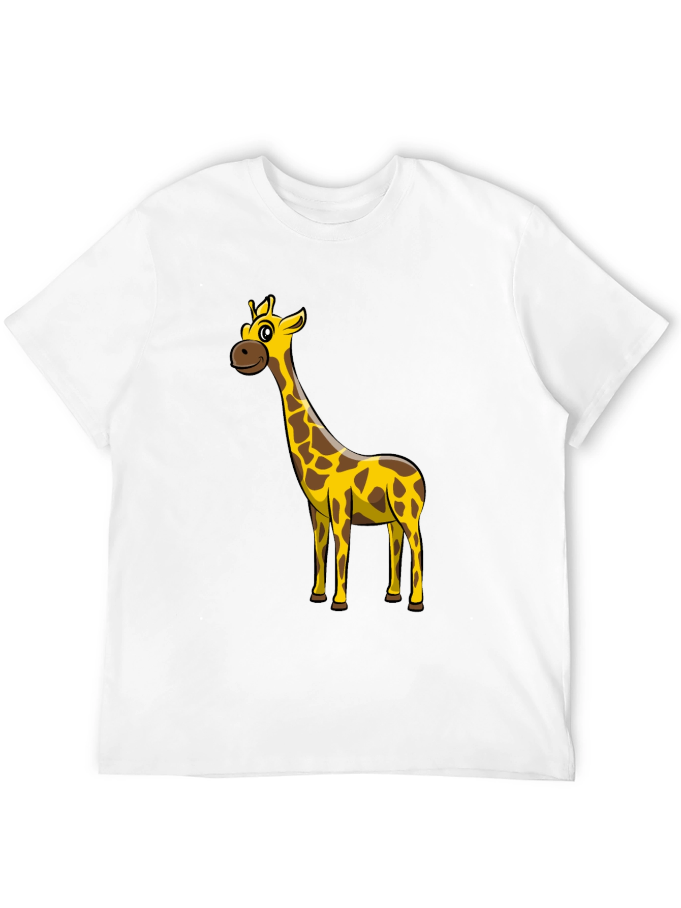 Giraffe Graphic Black T-Shirt