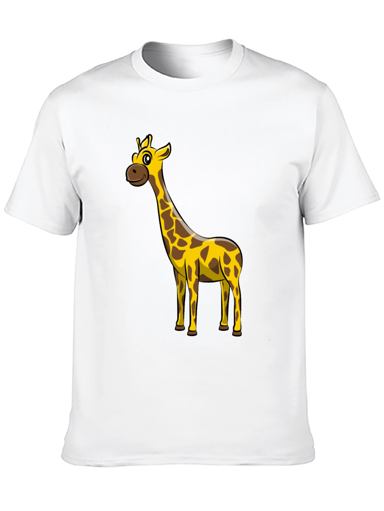 Giraffe Graphic Black T-Shirt