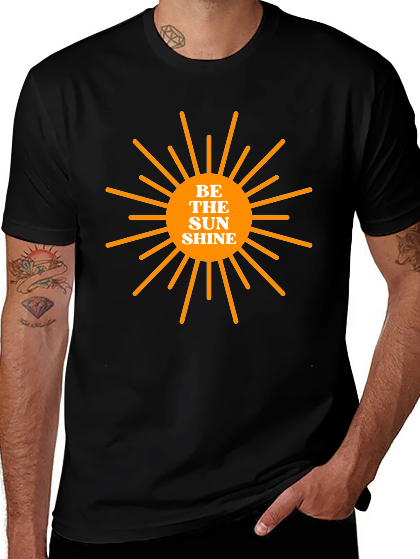 Be the Sunshine Graphic T-Shirt - Black